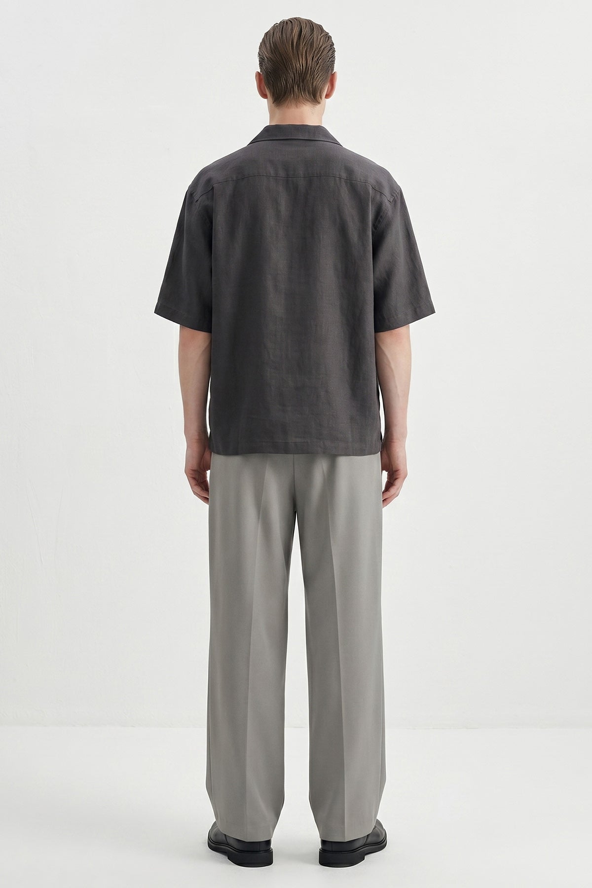 Light Grey Viscose Lycra Pants