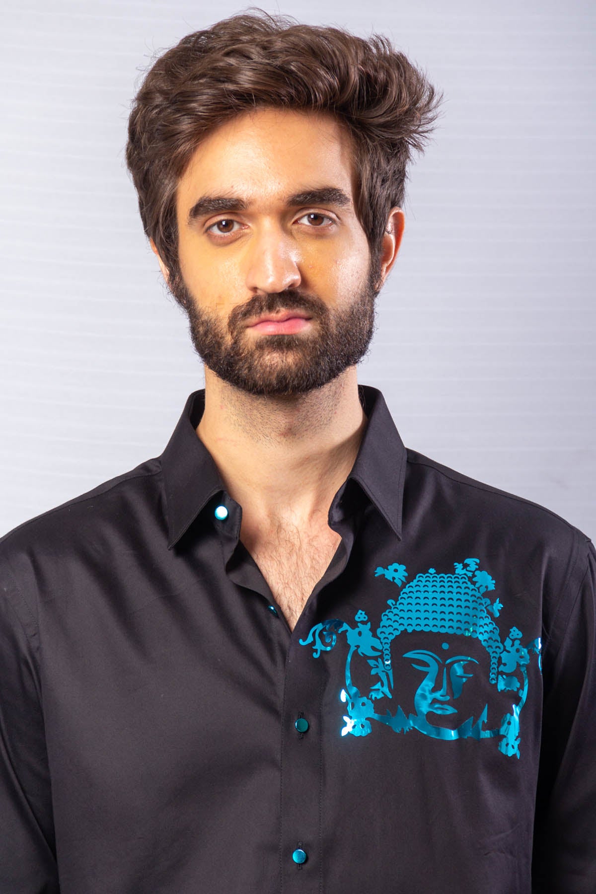 Lord Buddha Painted Shirt