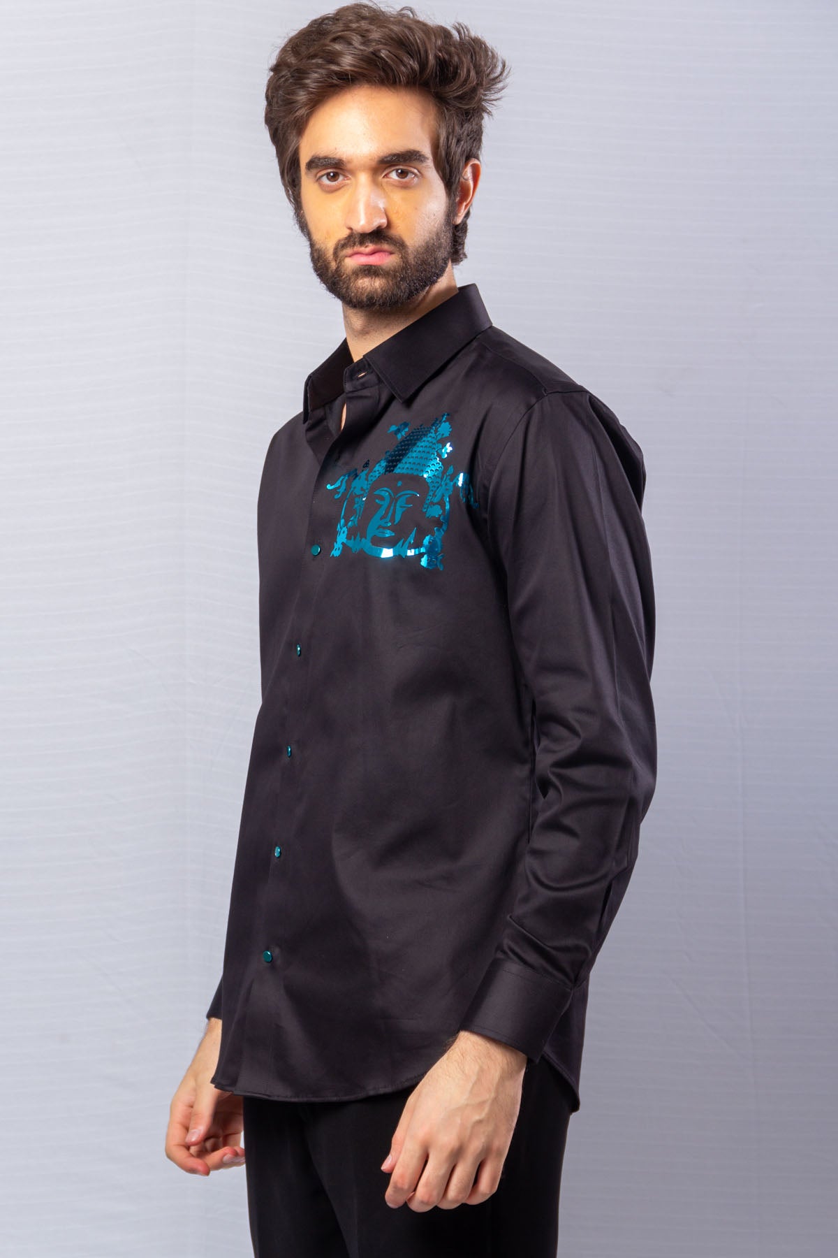 Lord Buddha Painted Shirt