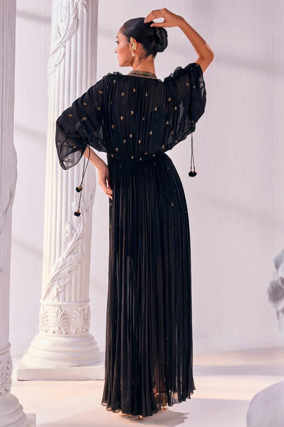 Luxurious Chiffon Kaftan Dress