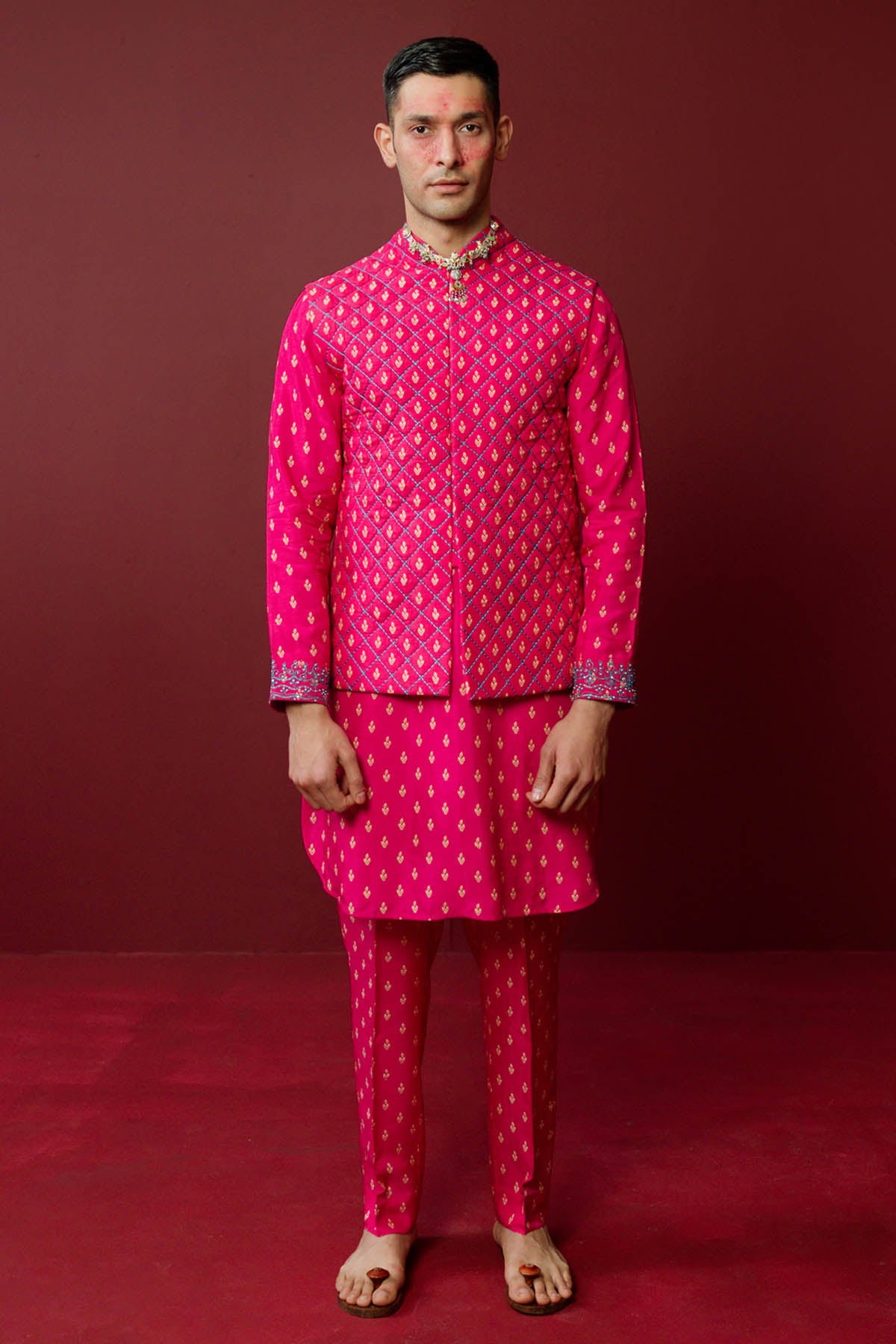 Magenta Jaal & Resham Bundi