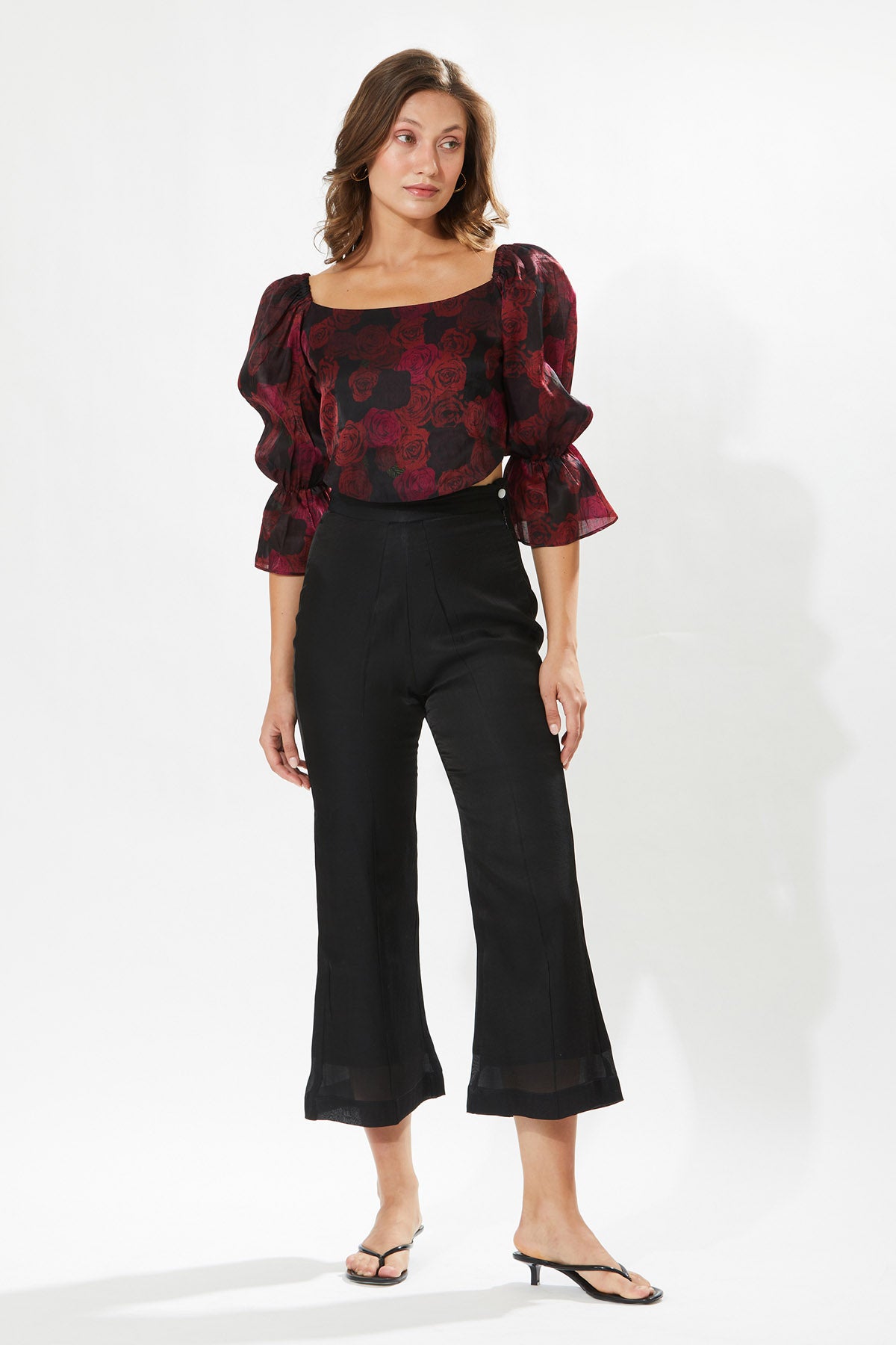 Marie Sleeve Printed Top