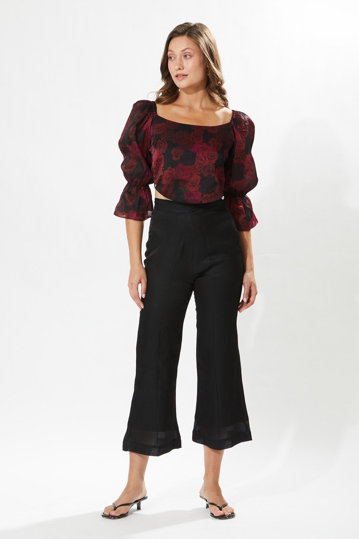 Marie Sleeve Printed Top