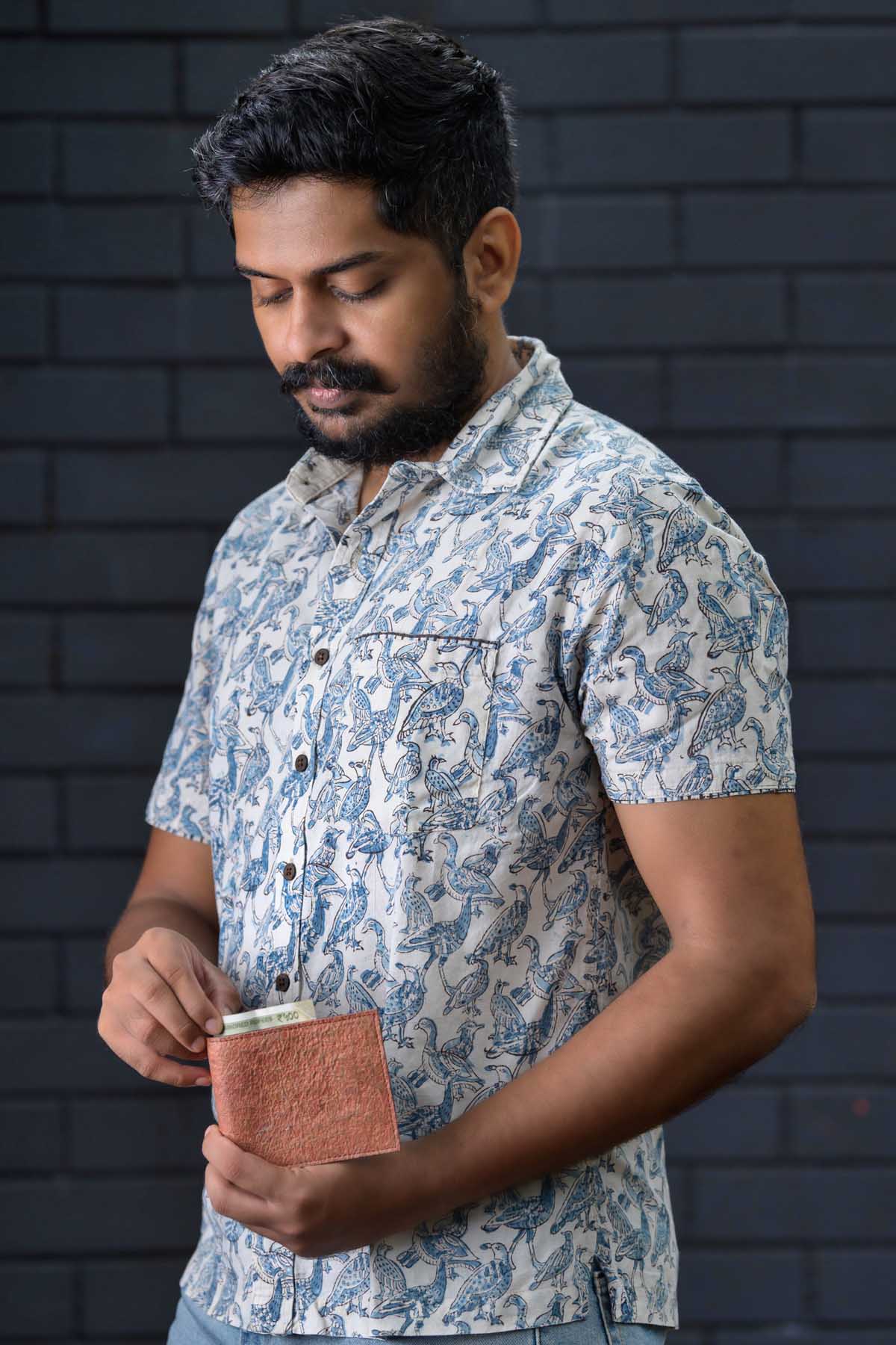 Maroon Coconut Leather Wallet