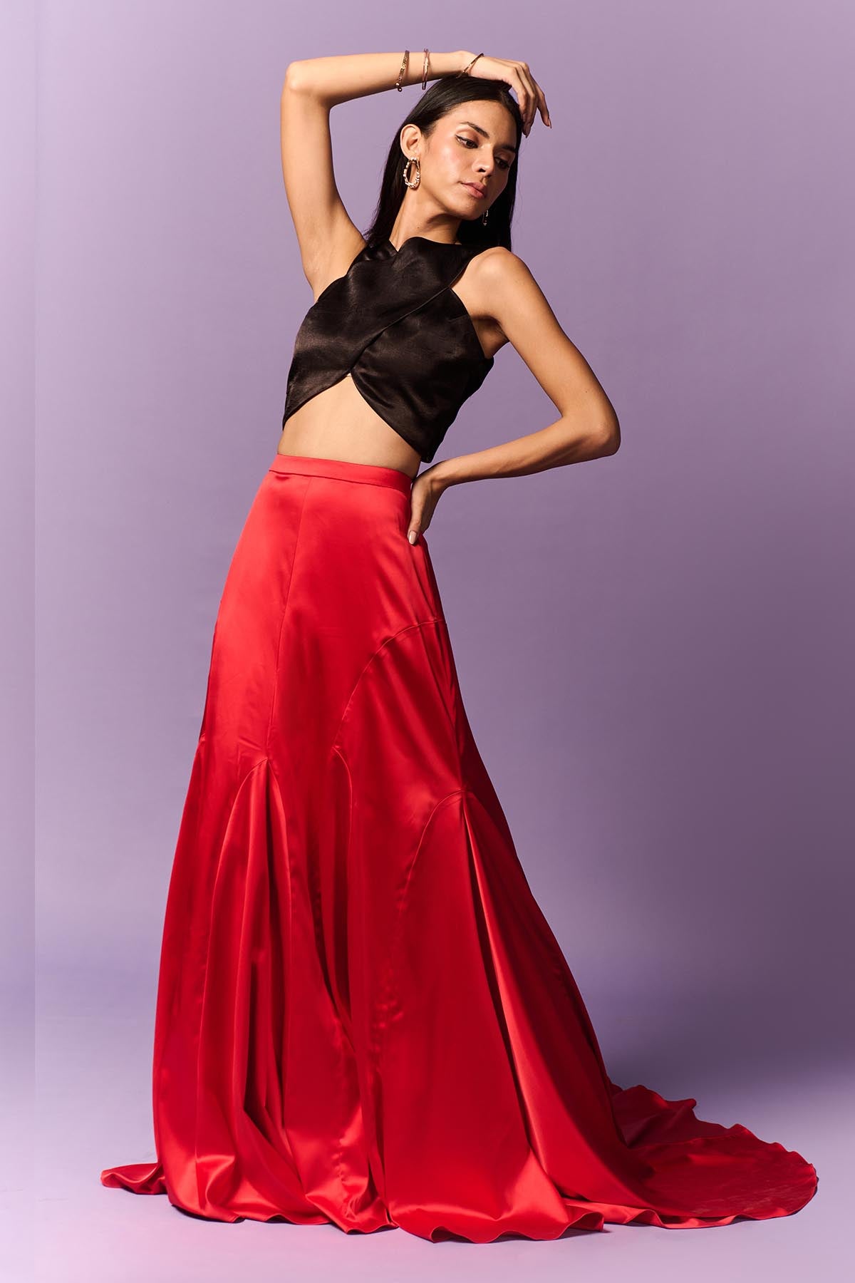 Mashroo Halter Neck Top & Skirt