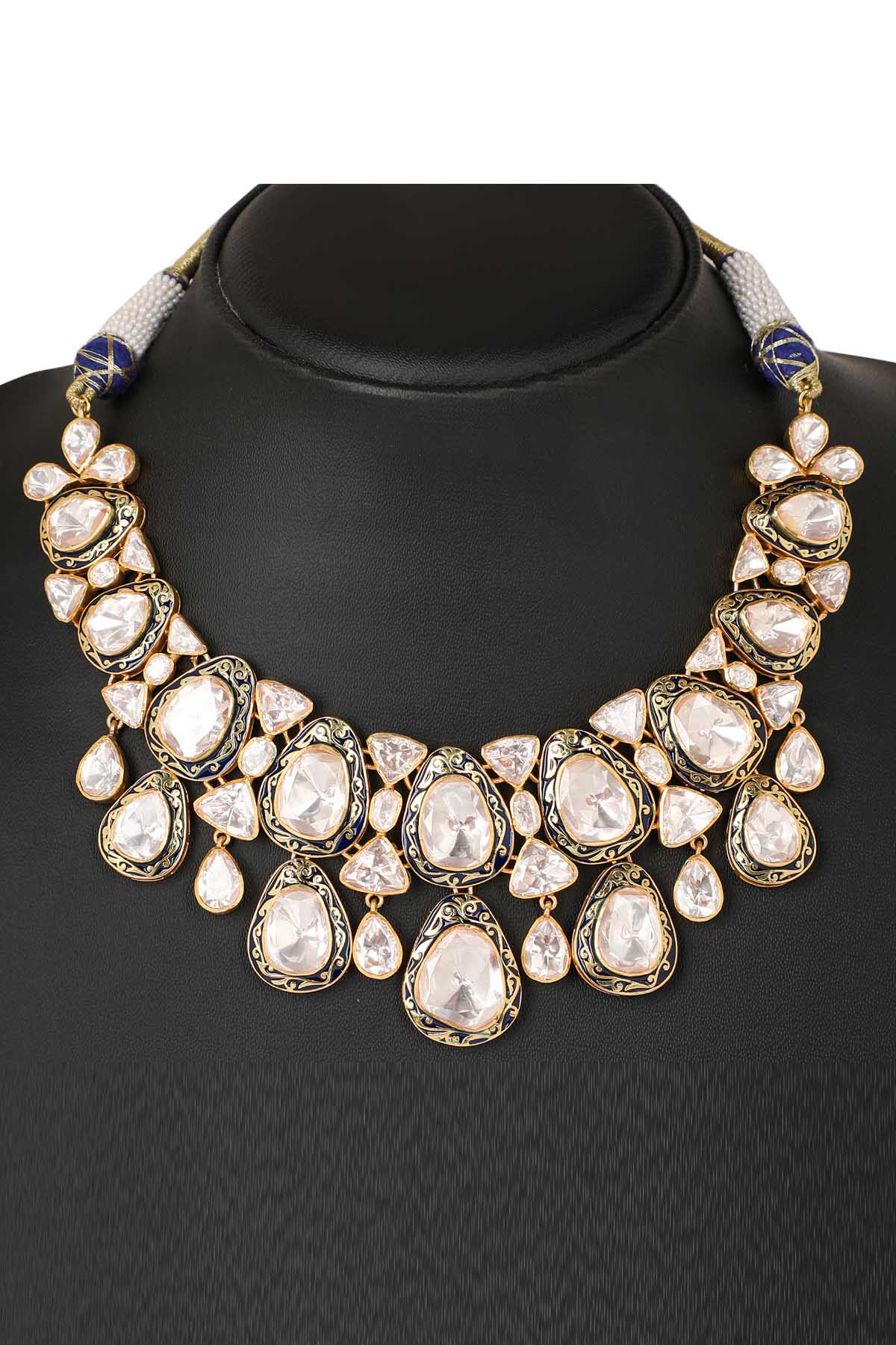 Meenakari Polki Necklace Set