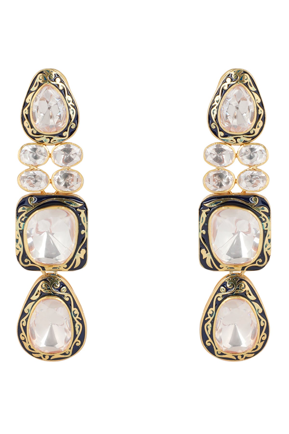 Meenakari Polki Necklace Set