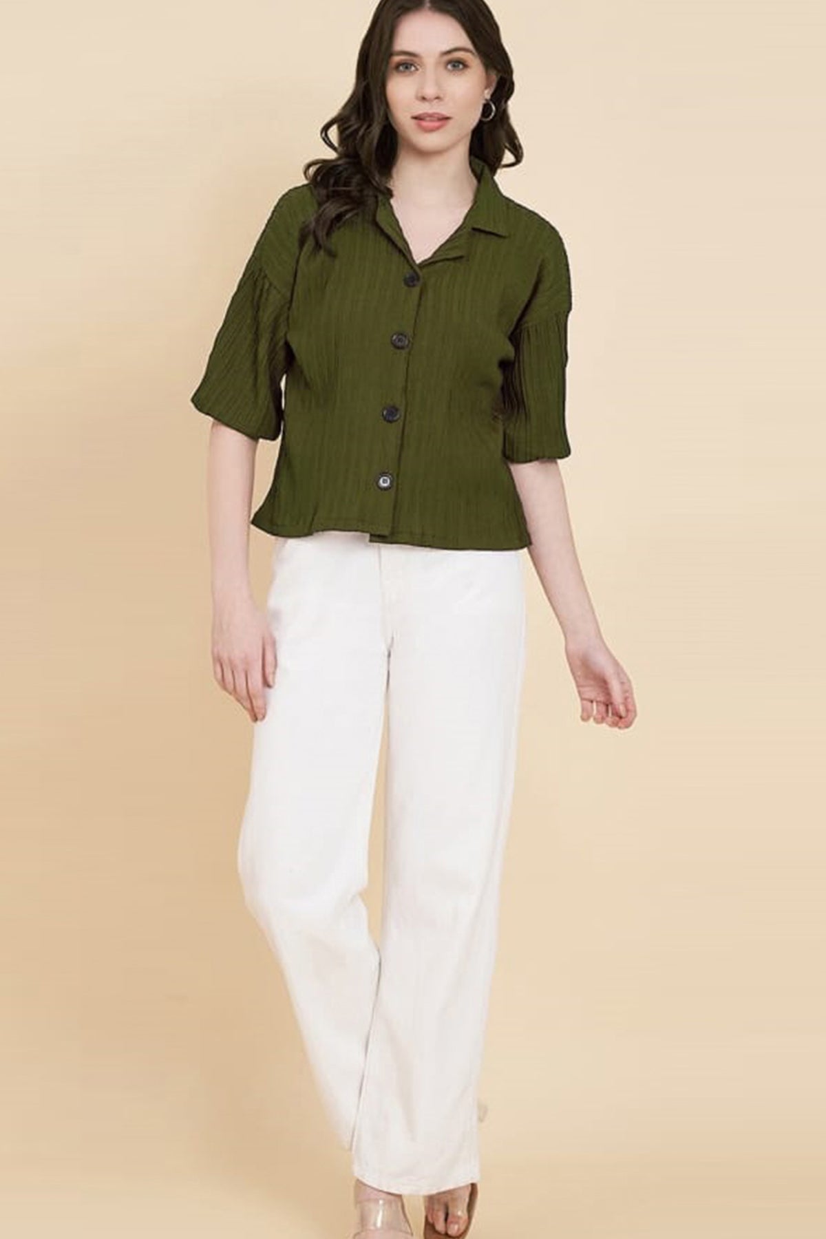 Mehendi Sugarcane Casual Shirt