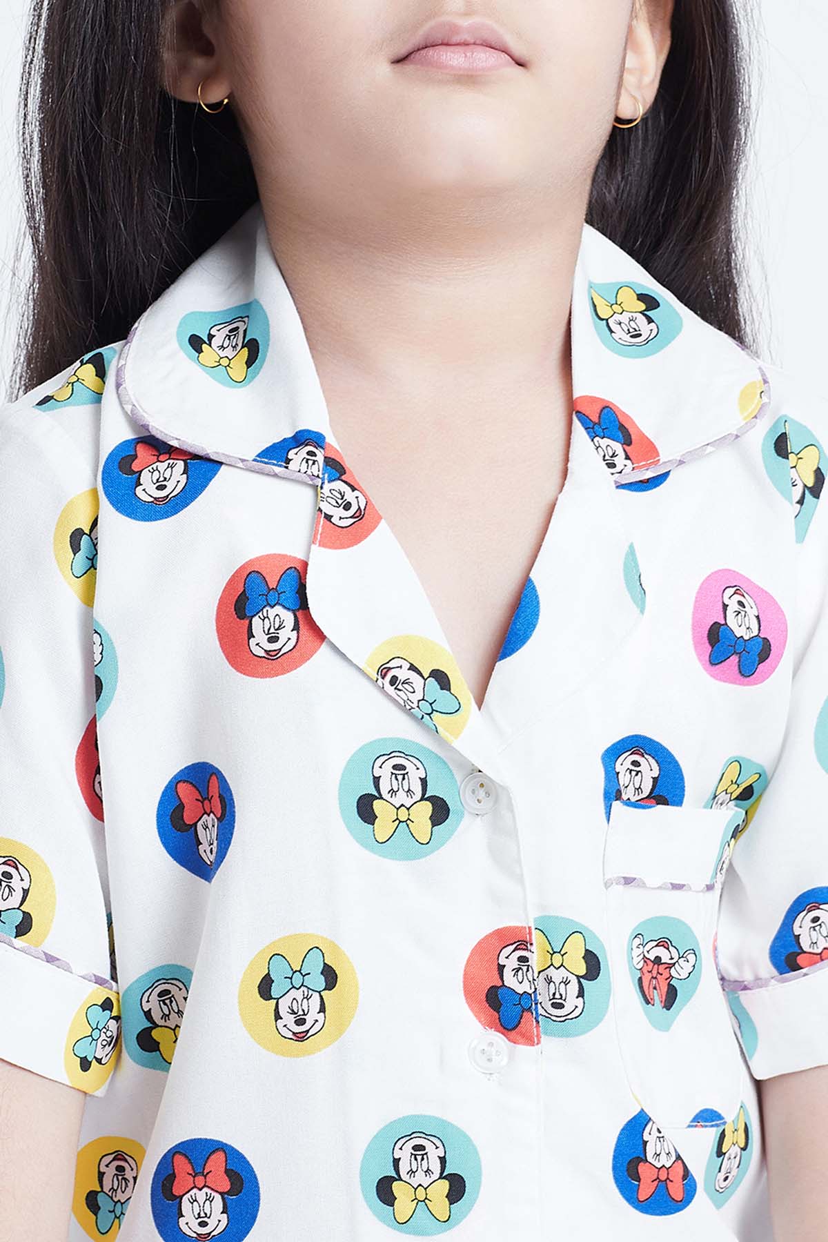 Mickey Mouse Printed Nightsuit