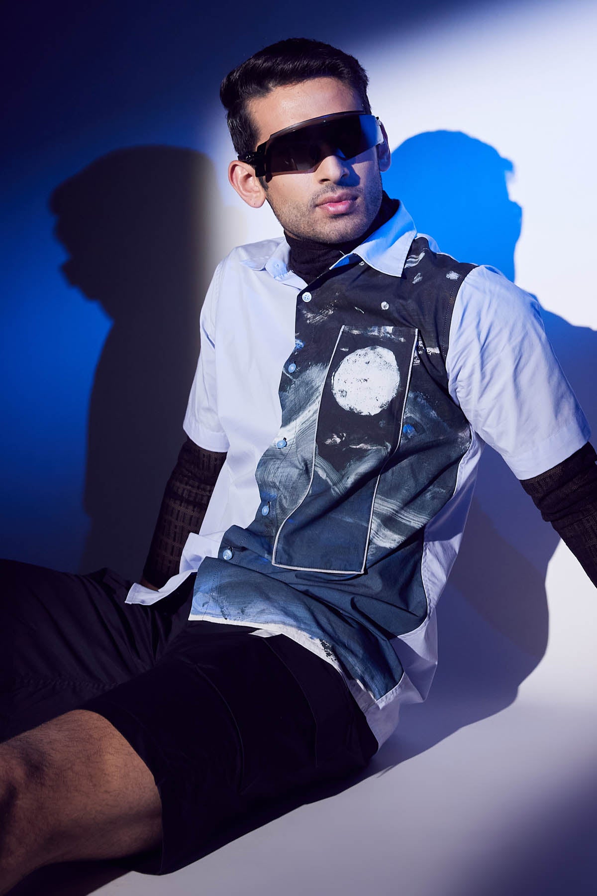 Midnight Moon Print Shirt