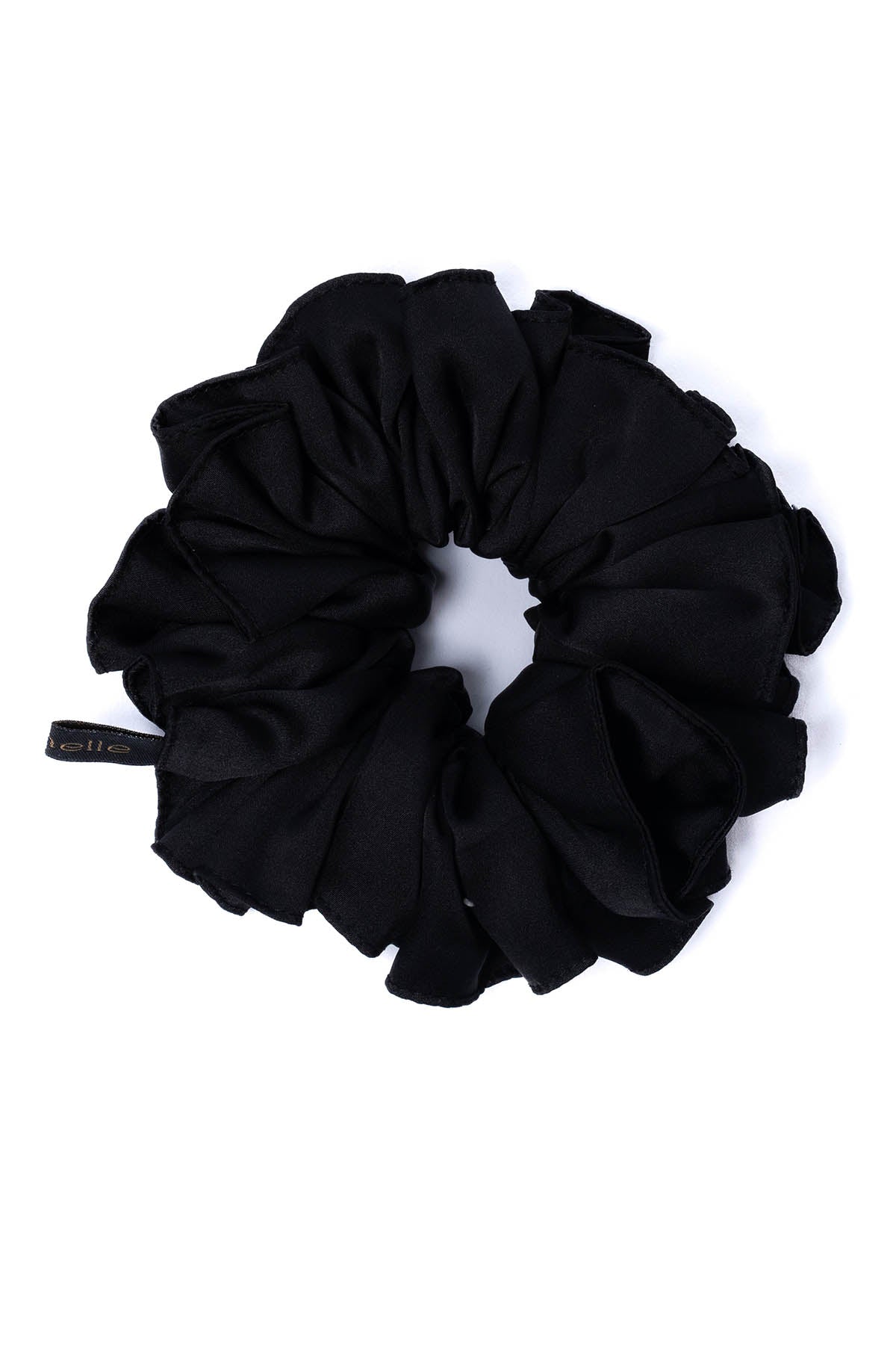 Buy Midnight Black Satin Scrunchie by Mysthelle for women online at ScrollnShops