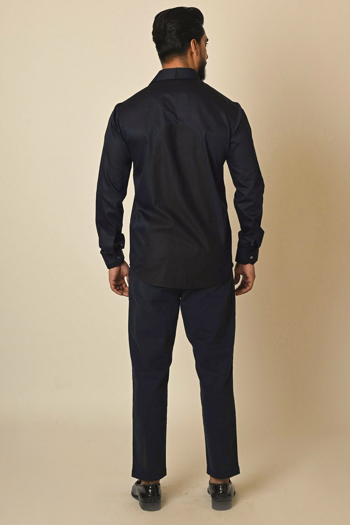 Midnight Blue Thread Work Shirt