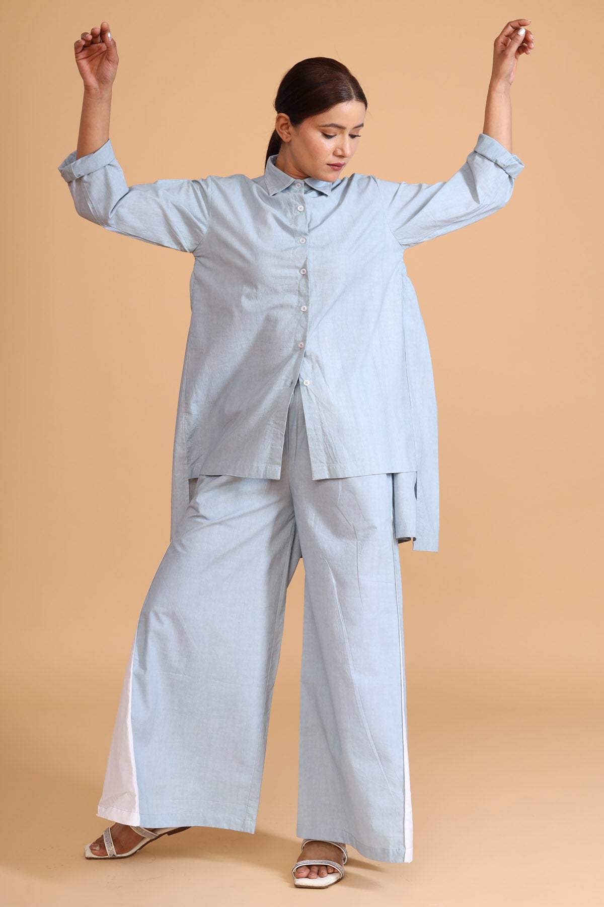 Mint Back Gather Short Top