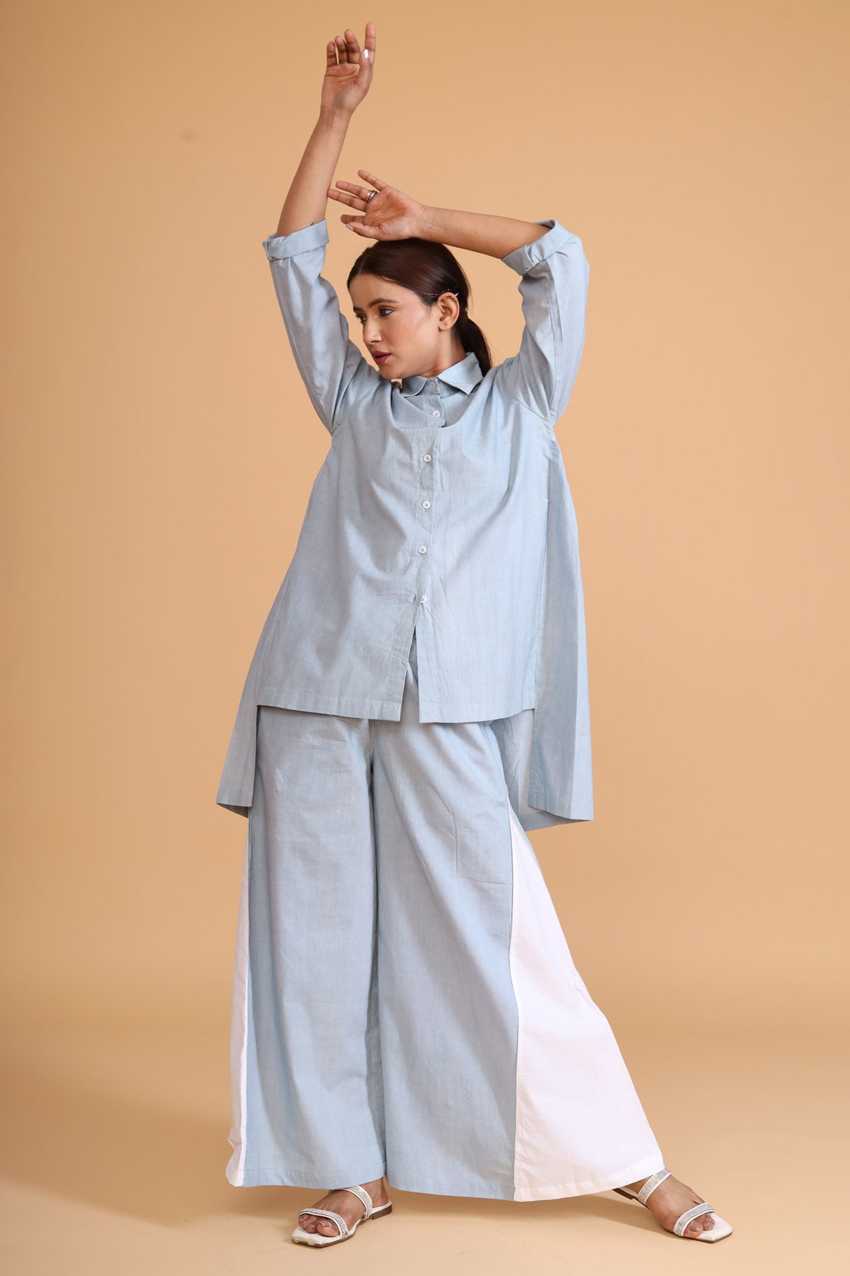 Mint Back Gather Short Top