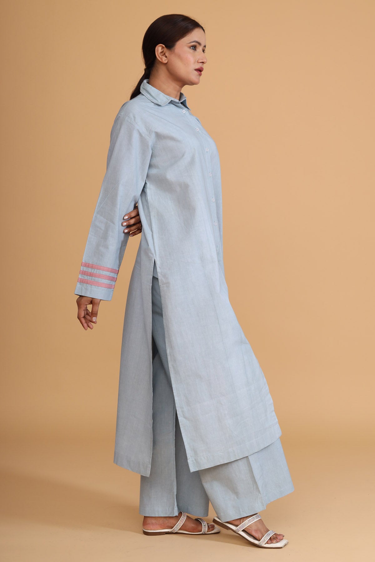 Mint Shirt Style Tunic & Pants