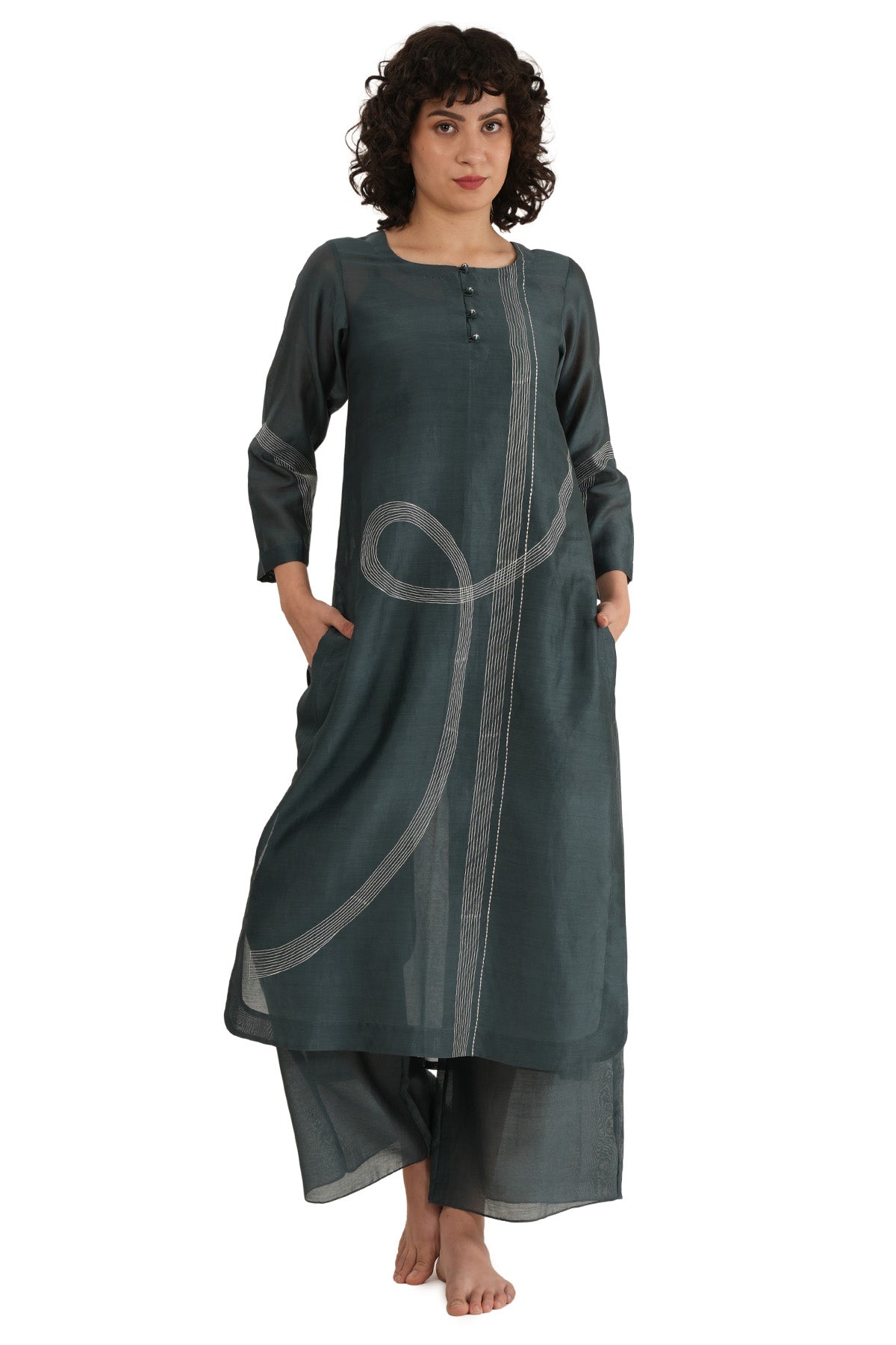 Mint Chawal Taka Kurta & Pants