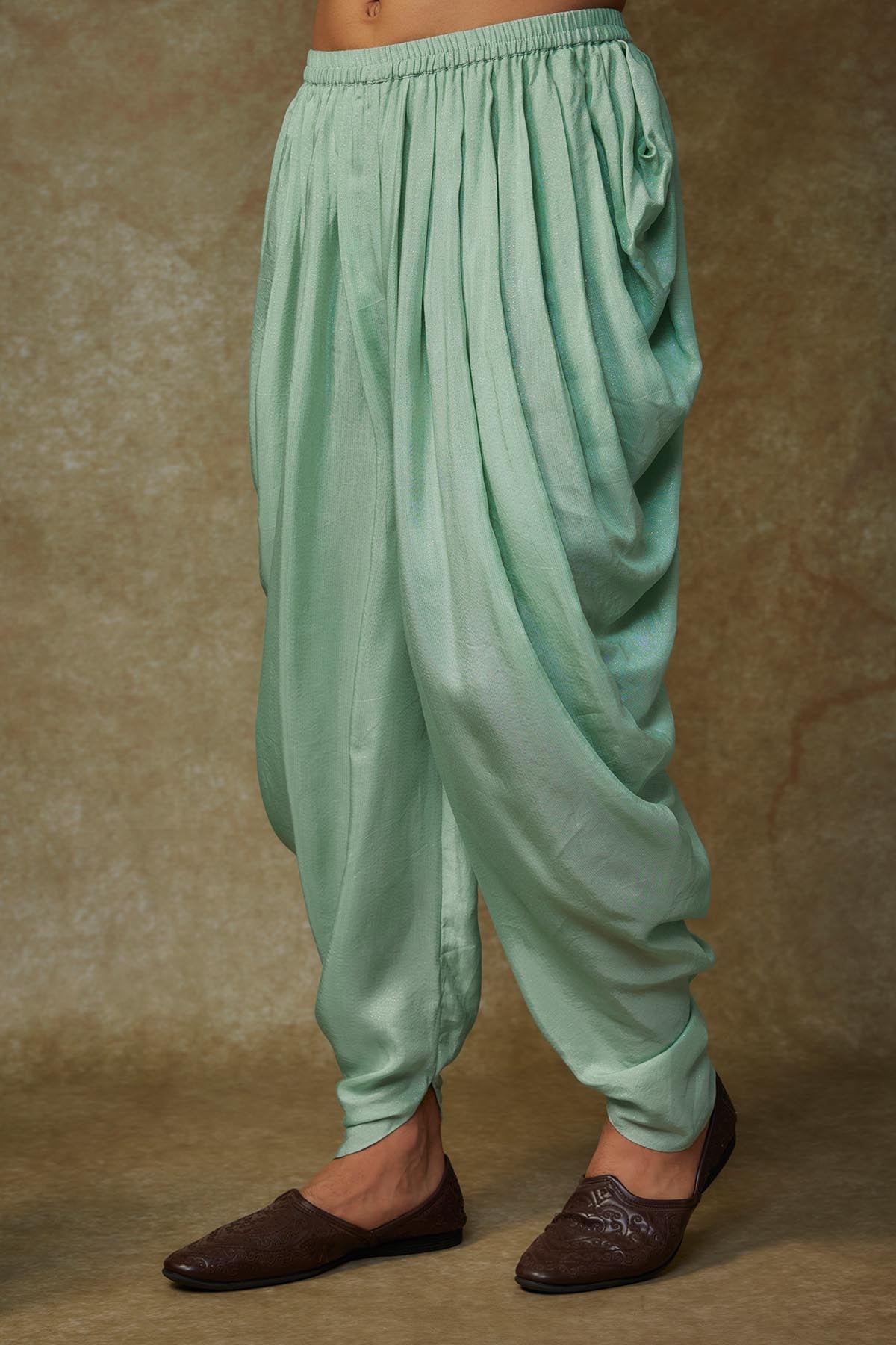 Mint Embroidered Sherwani Set