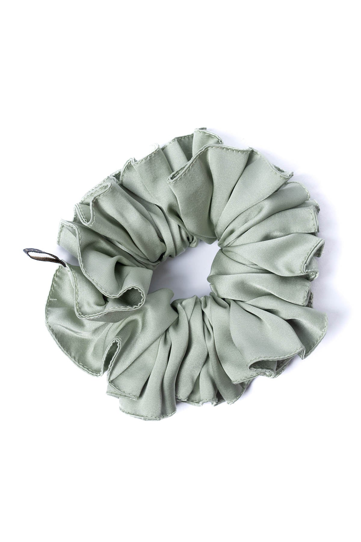 Buy Mint Green Satin Scrunchie by Mysthelle for women online at ScrollnShops