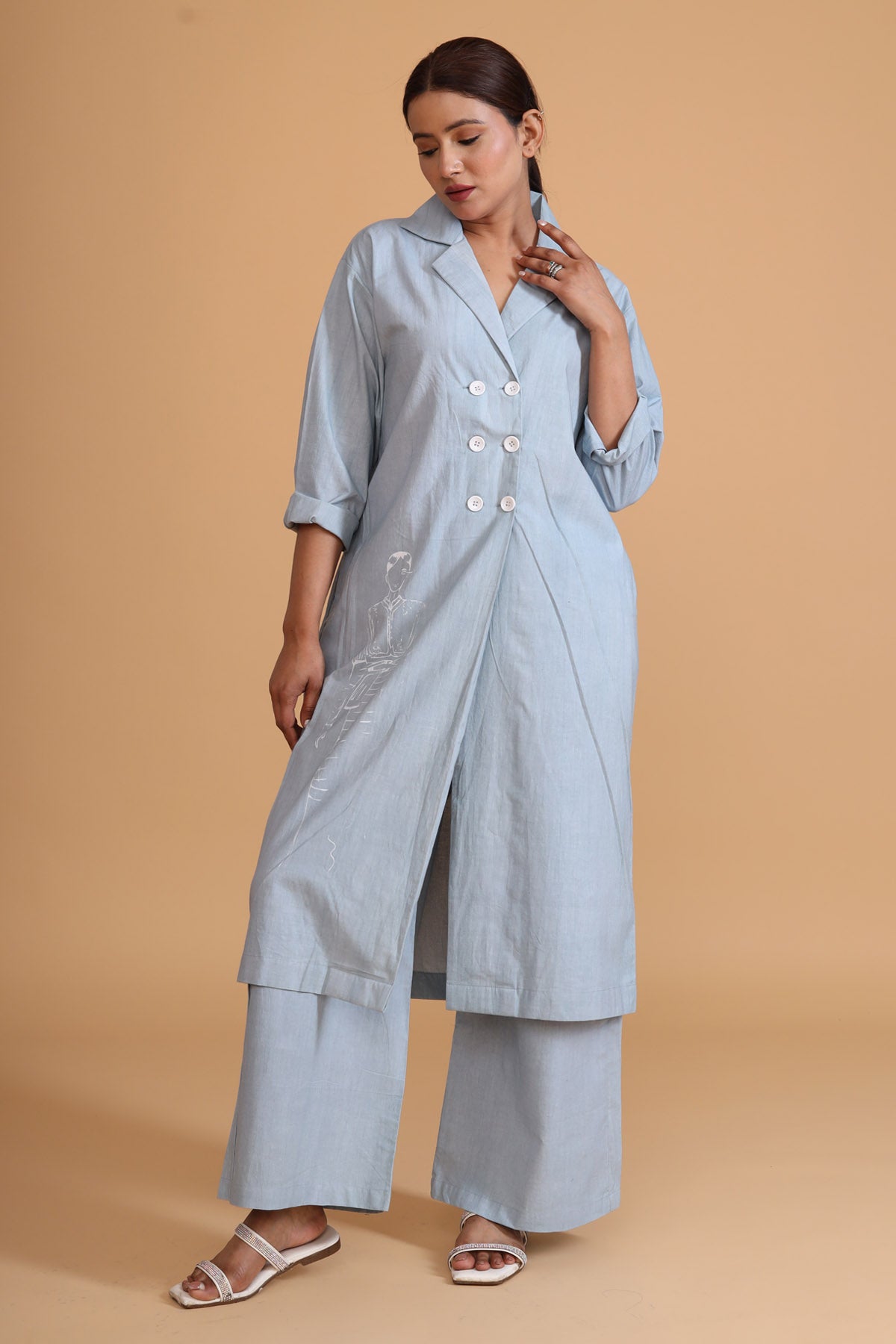 Overlap Overlay Co-ord Set - Contemporary Charm at ScrollnShops