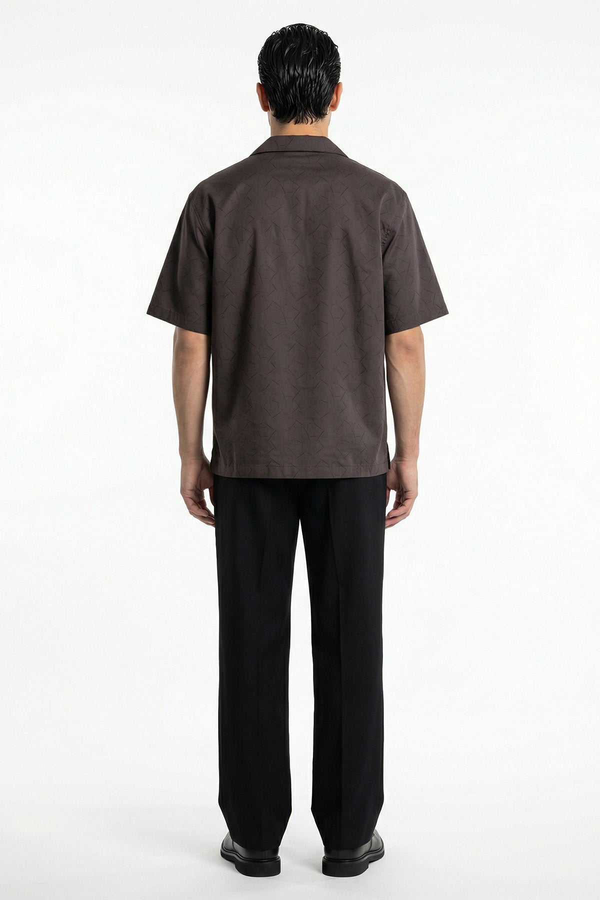 Mocha Viscose Detailing Shirt