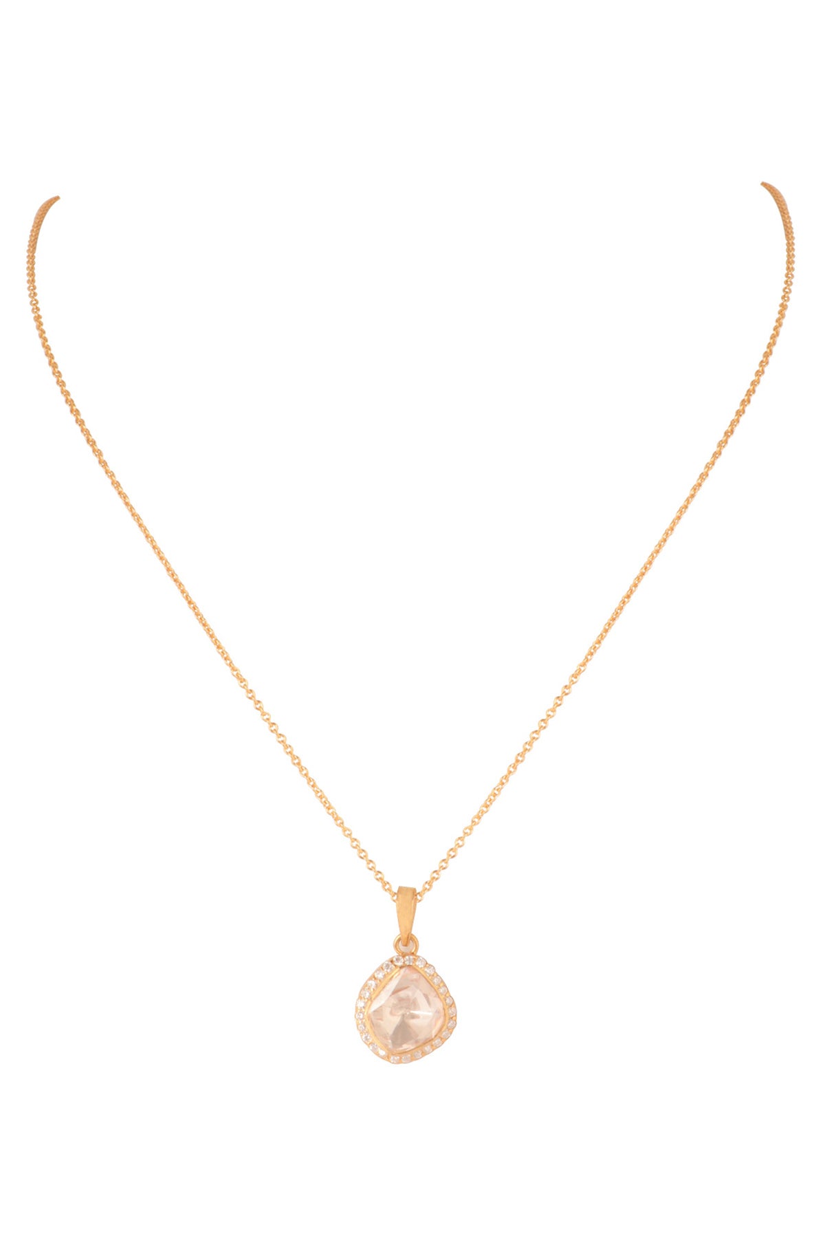 Moissanite Polki Kiara Necklace