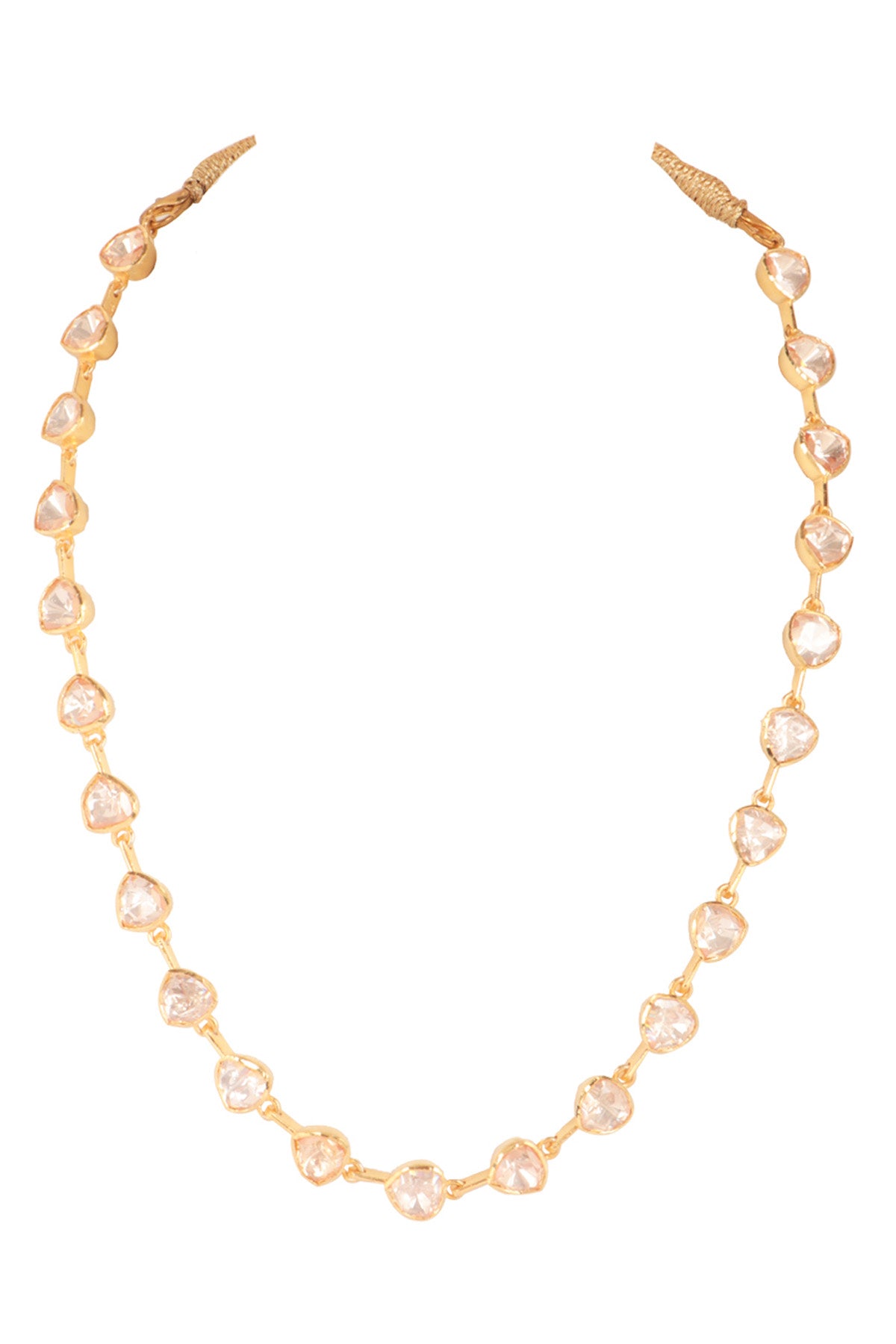 Moissanite Polki Necklace