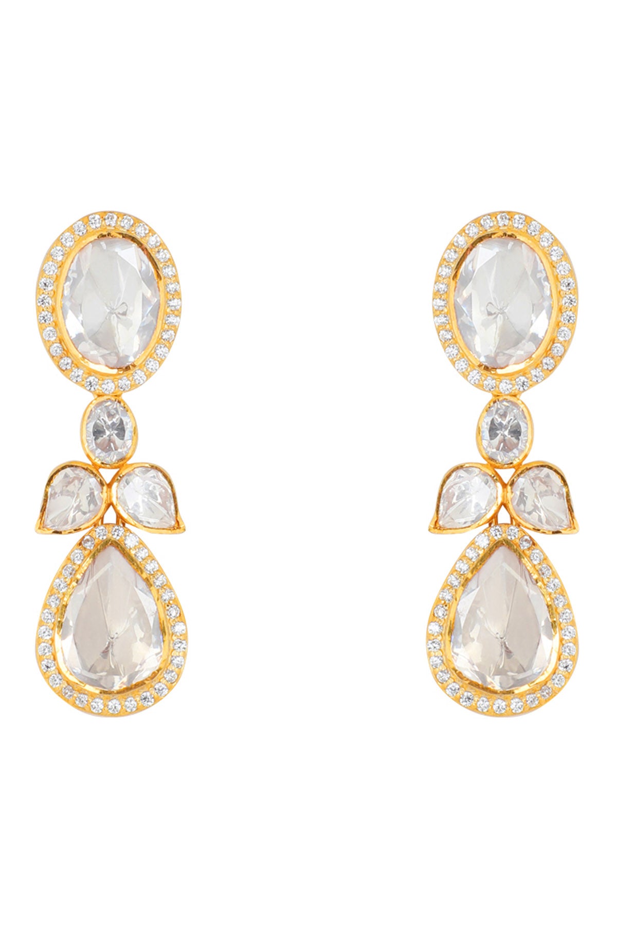 Moissanite Polki Necklace Set