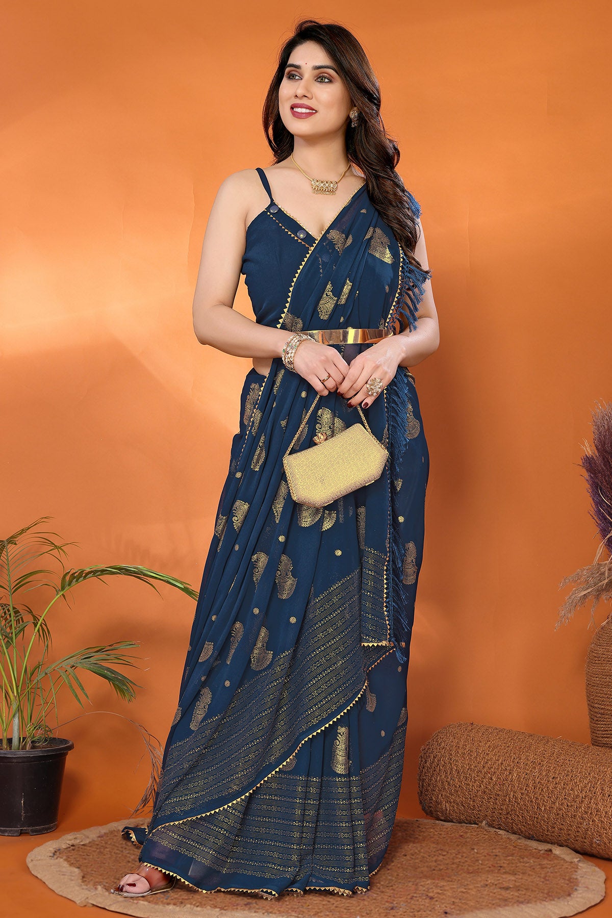 Morpich Small Zalar Lace Saree