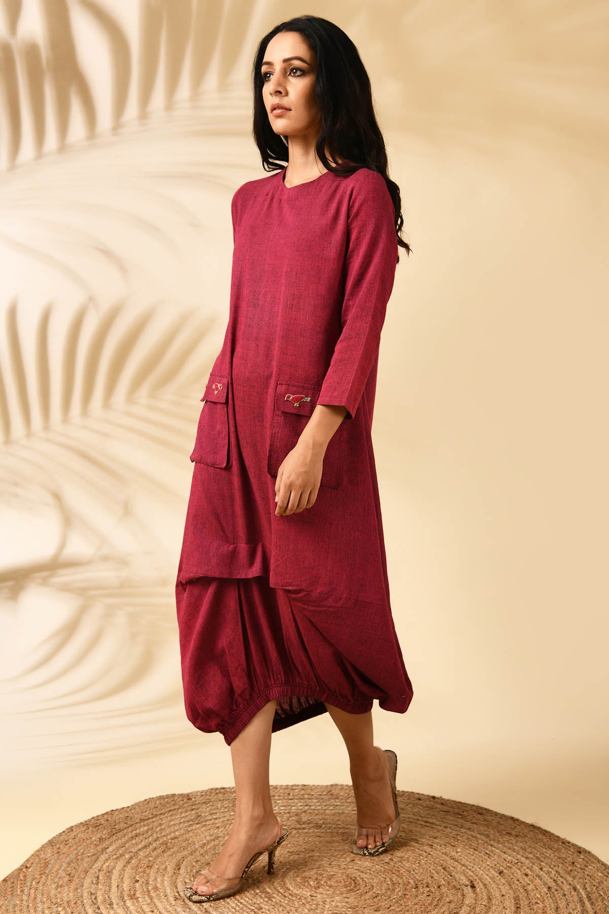 Motif Embellished Dress