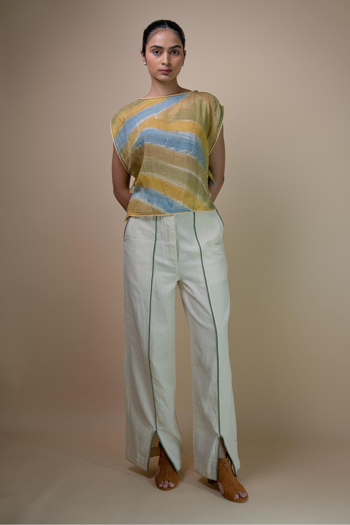 Mulmul Hand Painted Bib Jacket