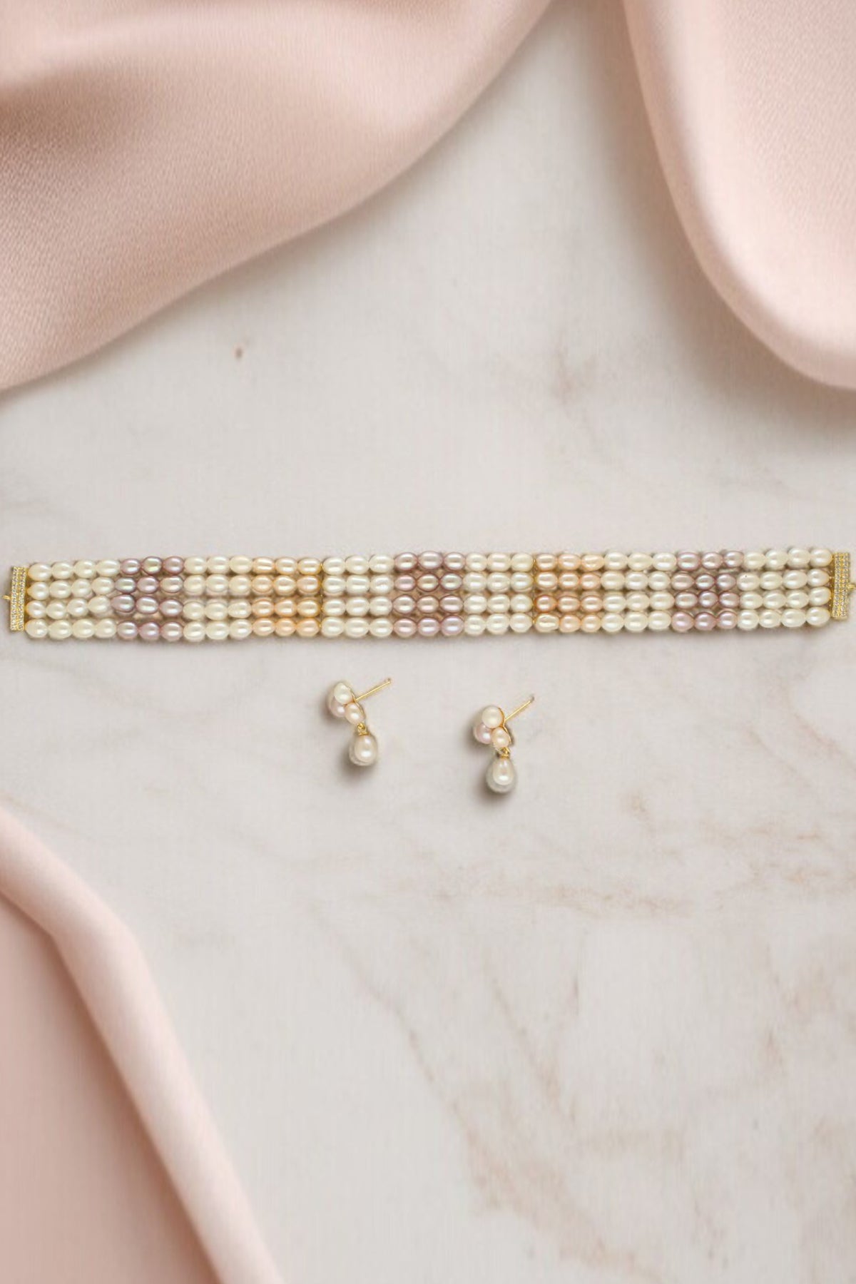 Multi Alloy Cubic Choker Set