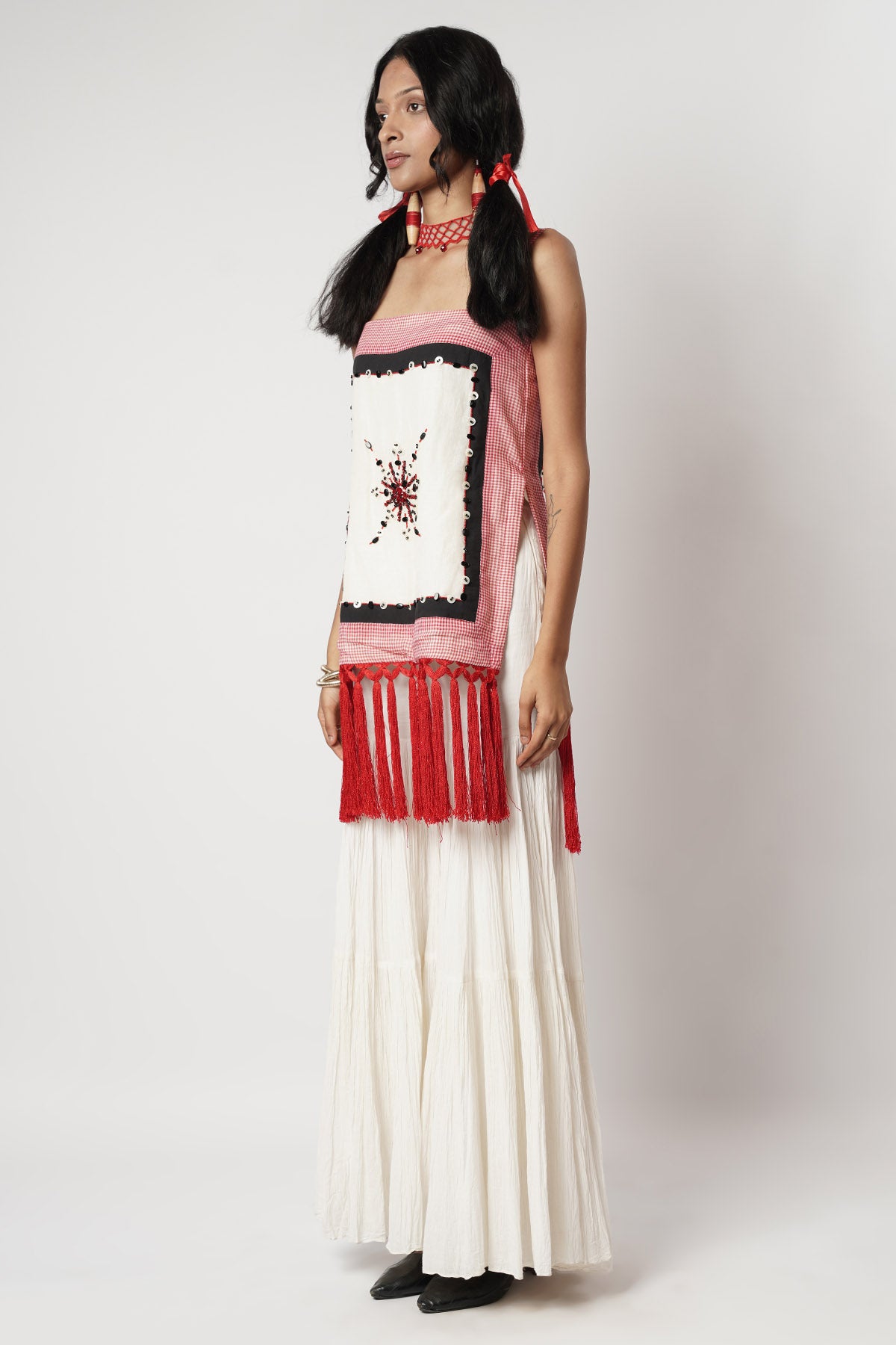 Multi Beaded Indo-Western Set
