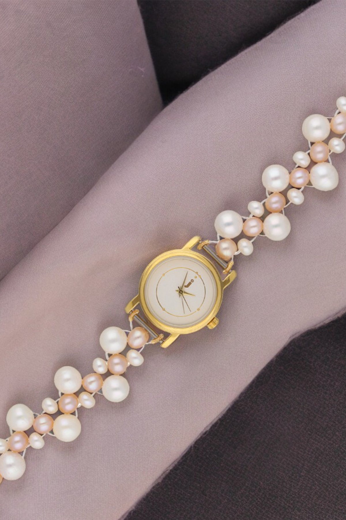 Buy Multi Freshwater Pearl Watch for women by J Pearls online available at scrollnshops
