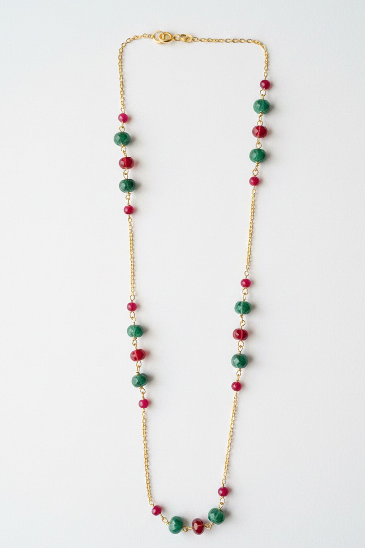 Multi Moissanite Polki Necklace