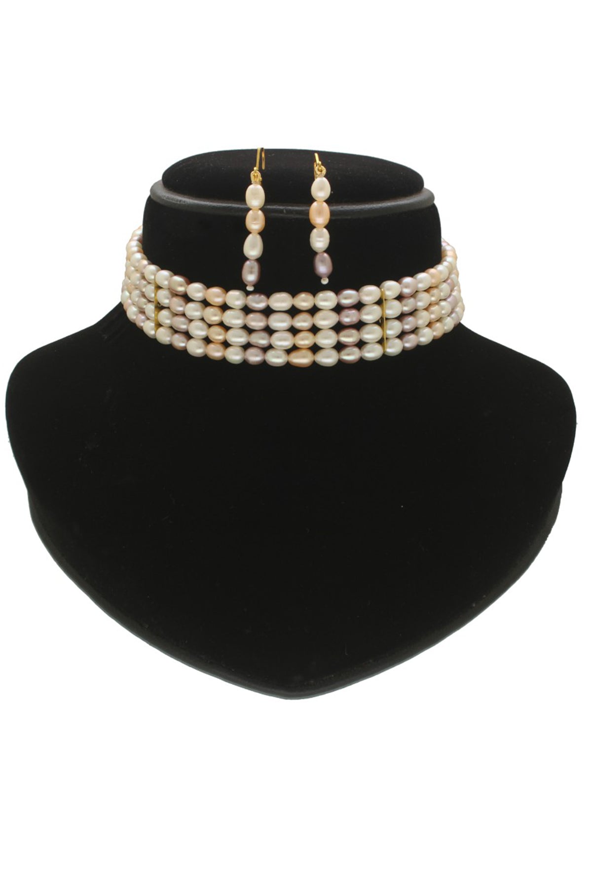 Multi Oval Shaped Choker Set
