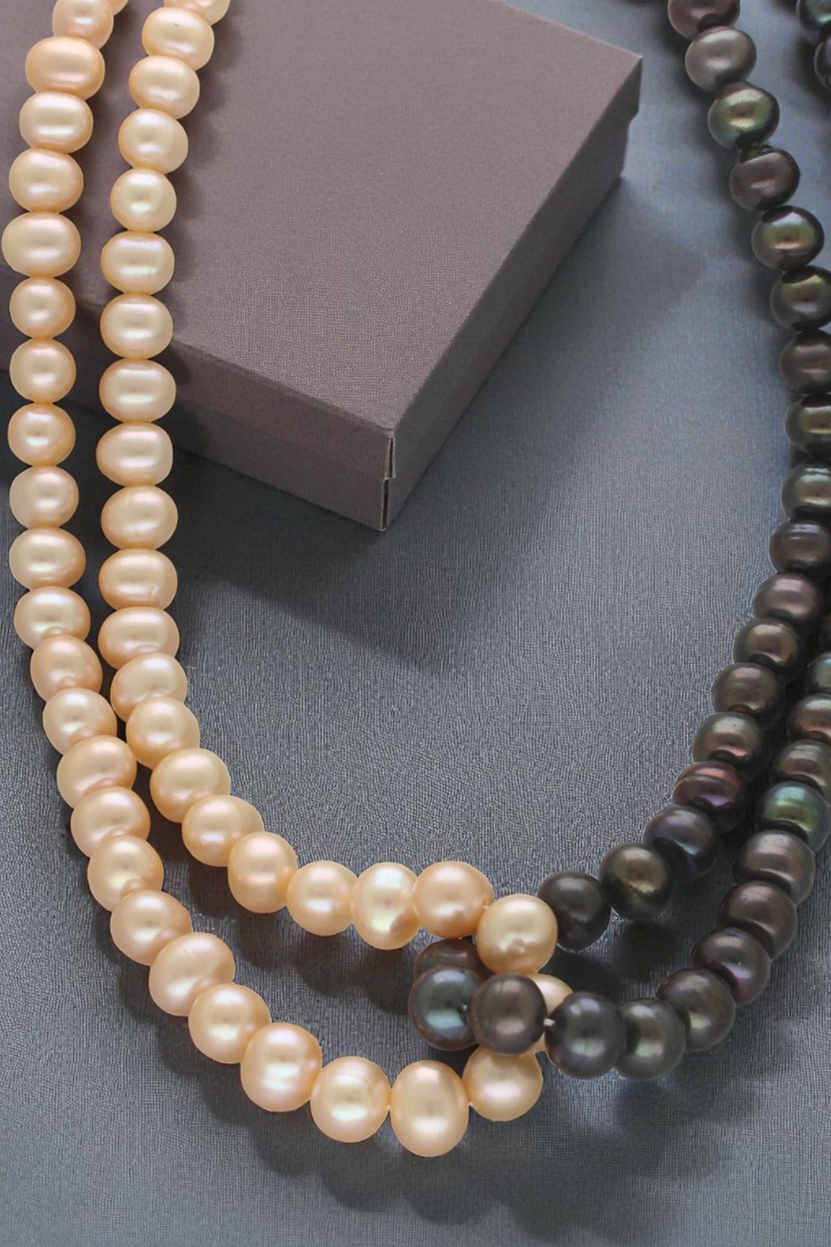 Buy Multi Potato Pearl Necklace Set for women by J Pearls online available at scrollnshops