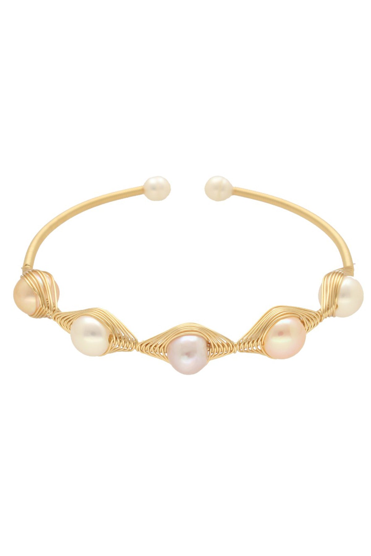 Multi Potato Pearls Bracelet