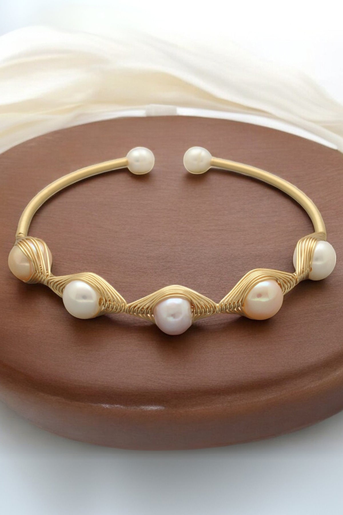 Multi Potato Pearls Bracelet