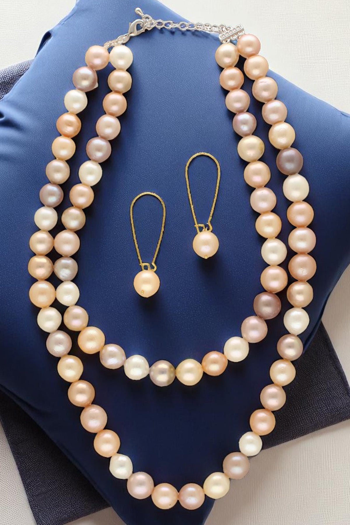 Multi Round Pearl Necklace Set
