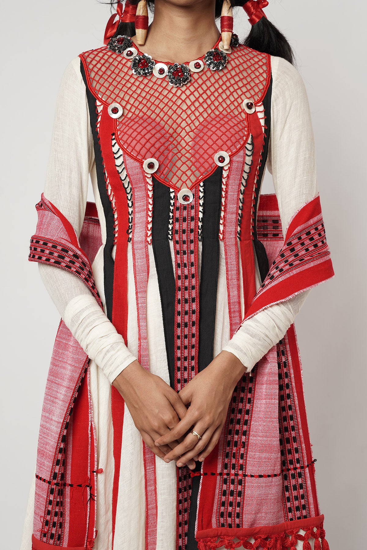 Multi Straps Floating Kurta Set