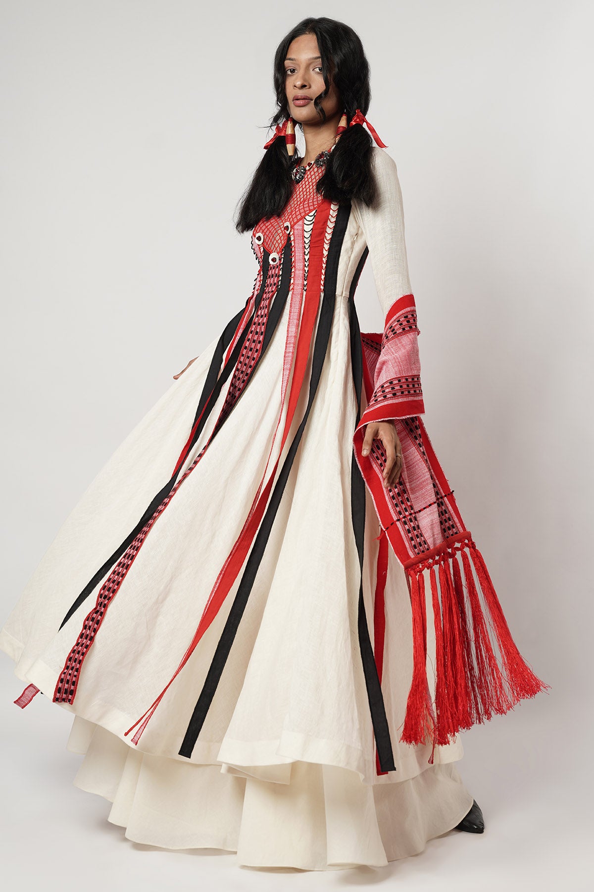 Multi Straps Floating Kurta Set