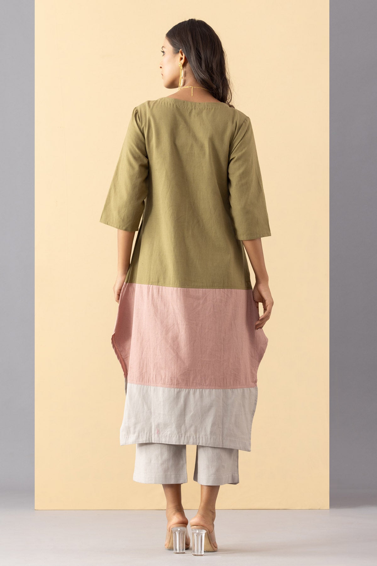 Multicolor A-Line Tunic & Pants