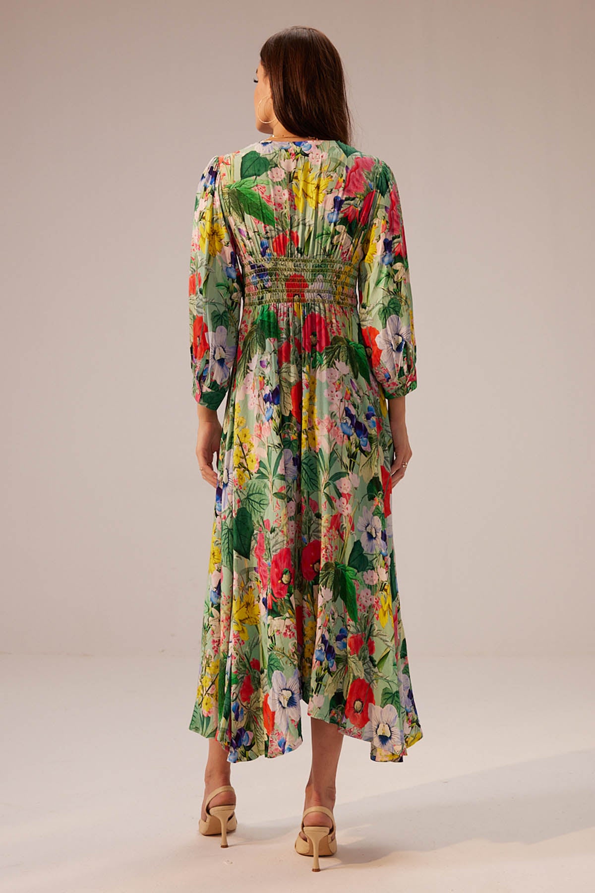 Multicolor Blossoming Dress