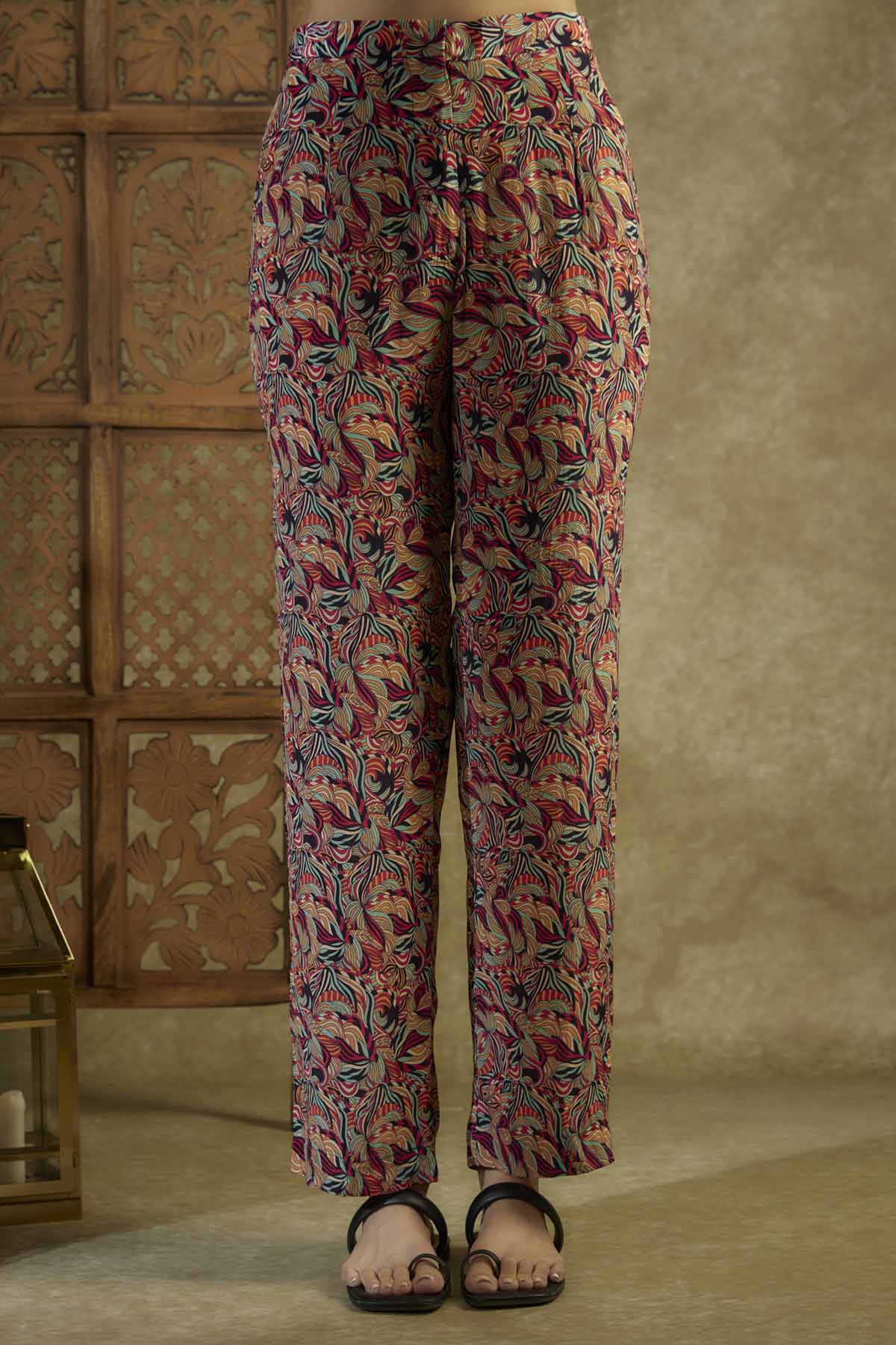 Multicolor Embroidered Co-ord Set