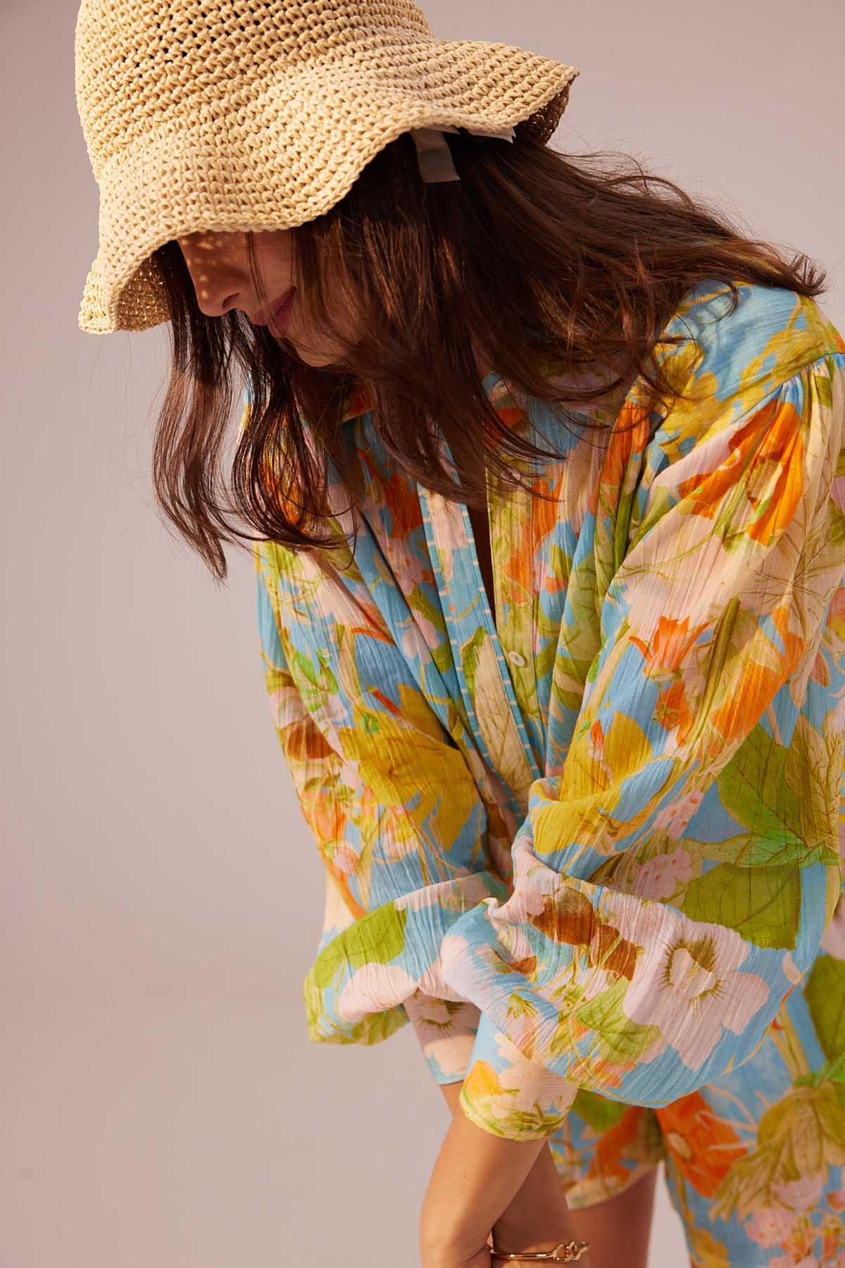 Multicolor Flowery Co-ord Set