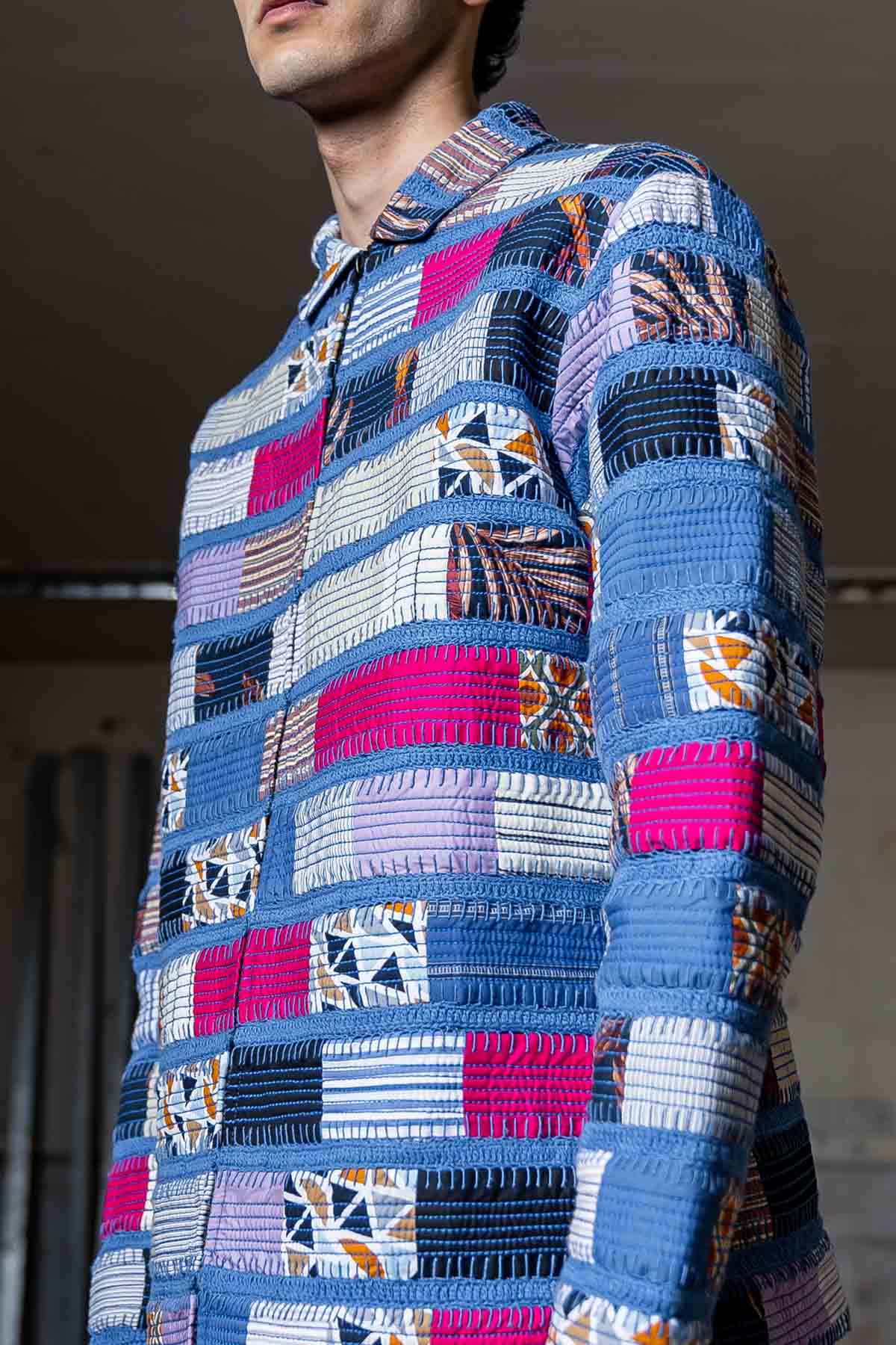 Multicolor Mosaic Jacket