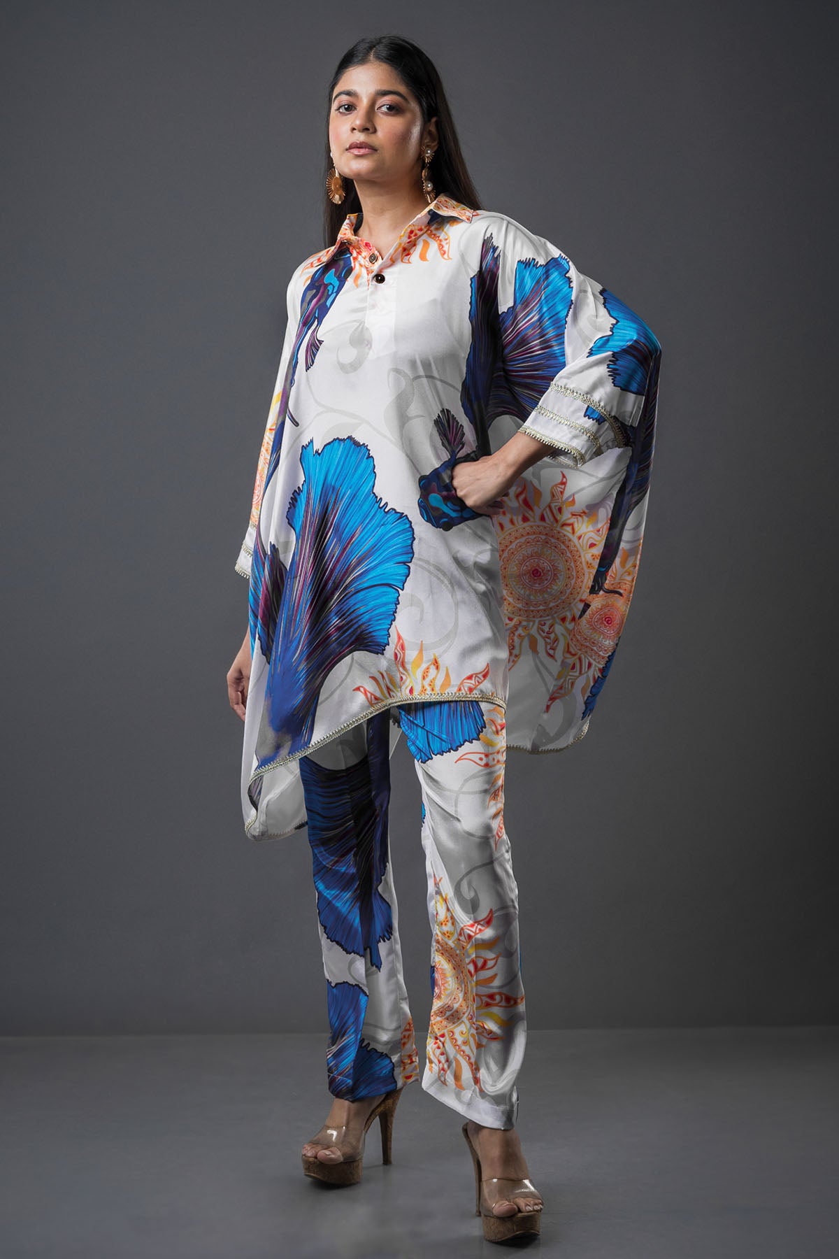 Multicolor Loose fit Co-ord Set