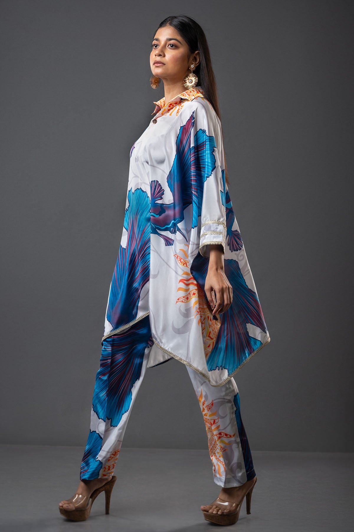 Multicolor Loose fit Co-ord Set