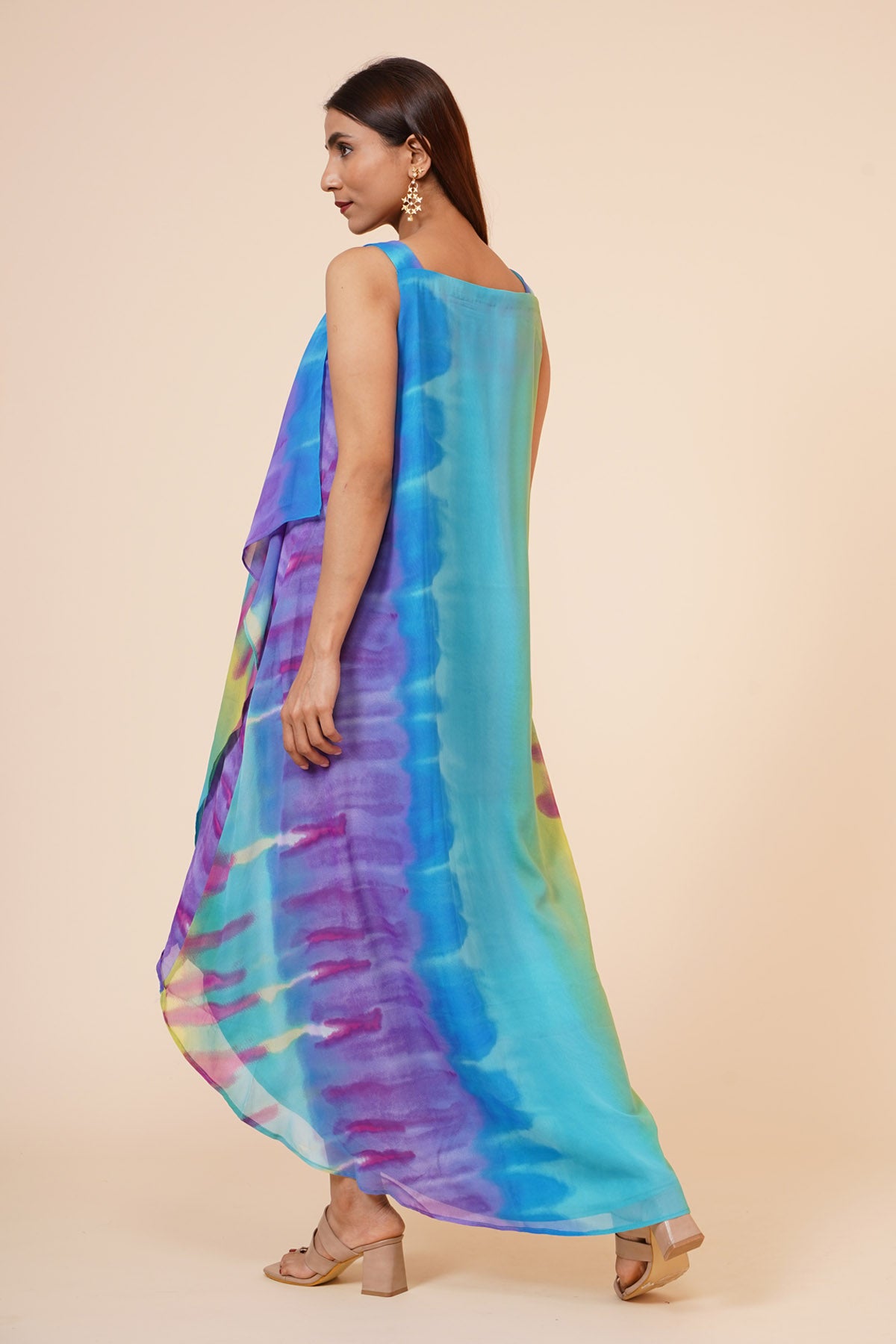 Multicolor Ruffle Dress