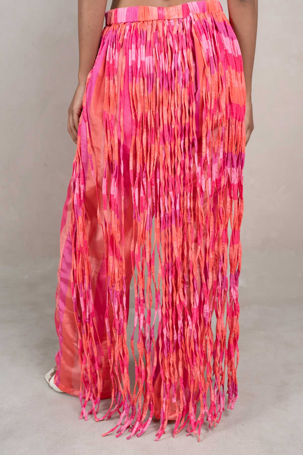 Multicolor Straight Pants